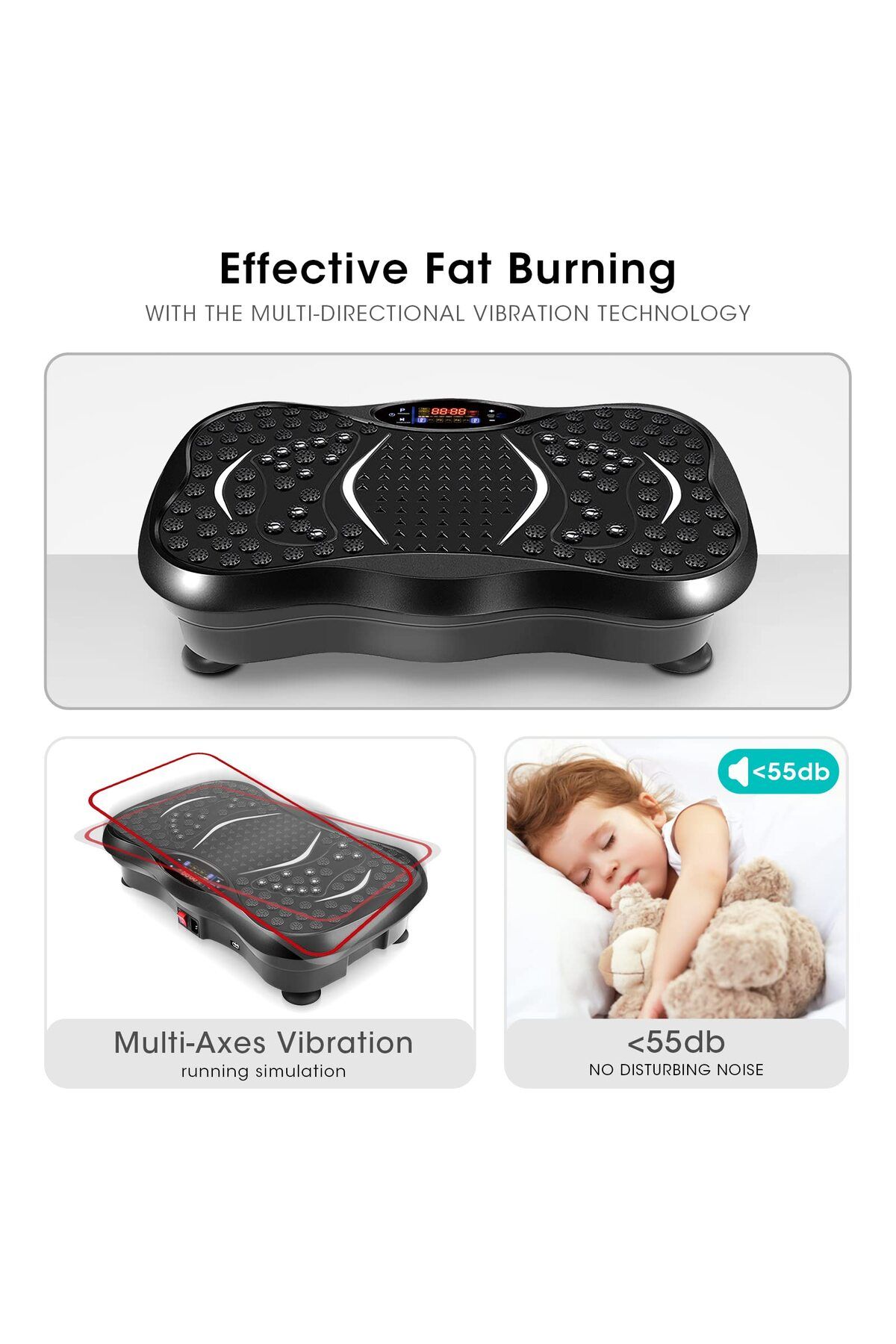 ETG-Vibration Plates, Vibration Fitness Exercise Machine for Home Use 5