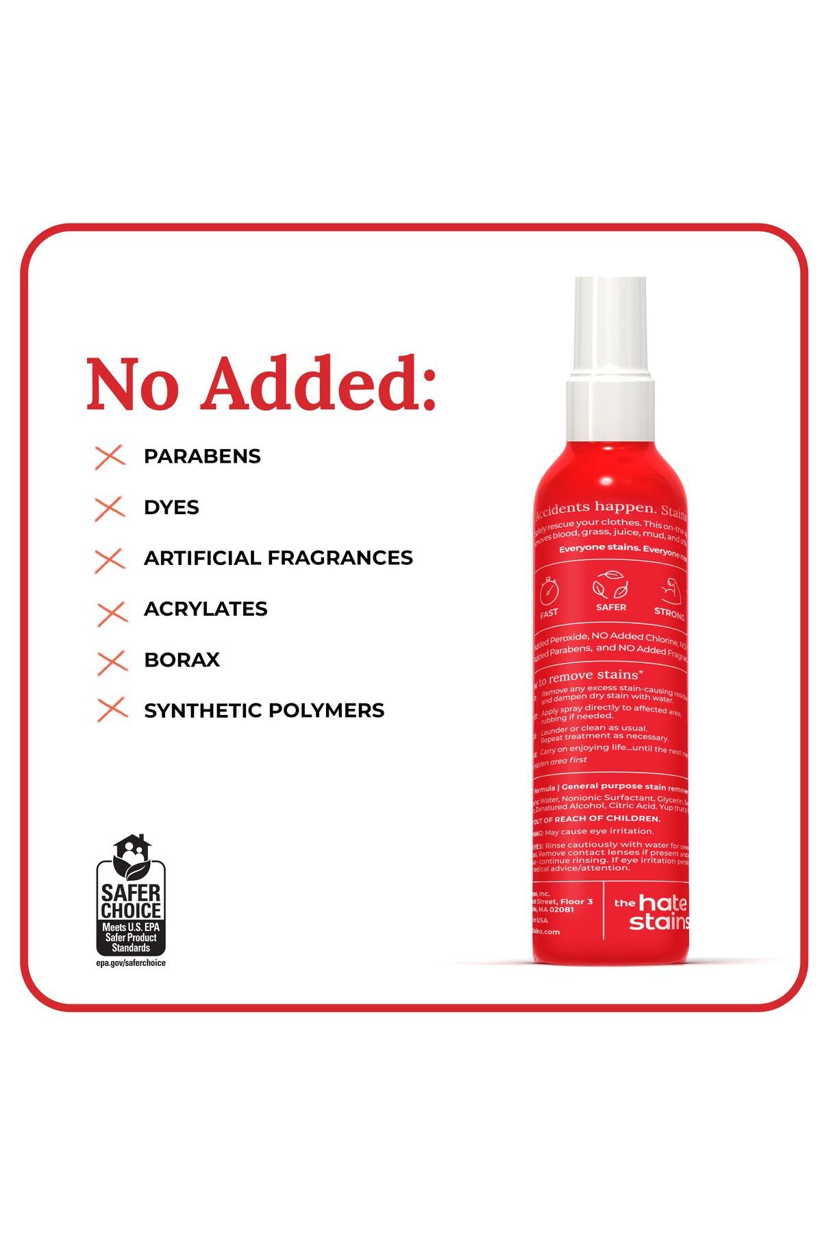 Emergency Stain Rescue-Laundry Stain Remover Spray – 4oz for Clothes, Upholstery, Carpet – Removes Tough Stains 4