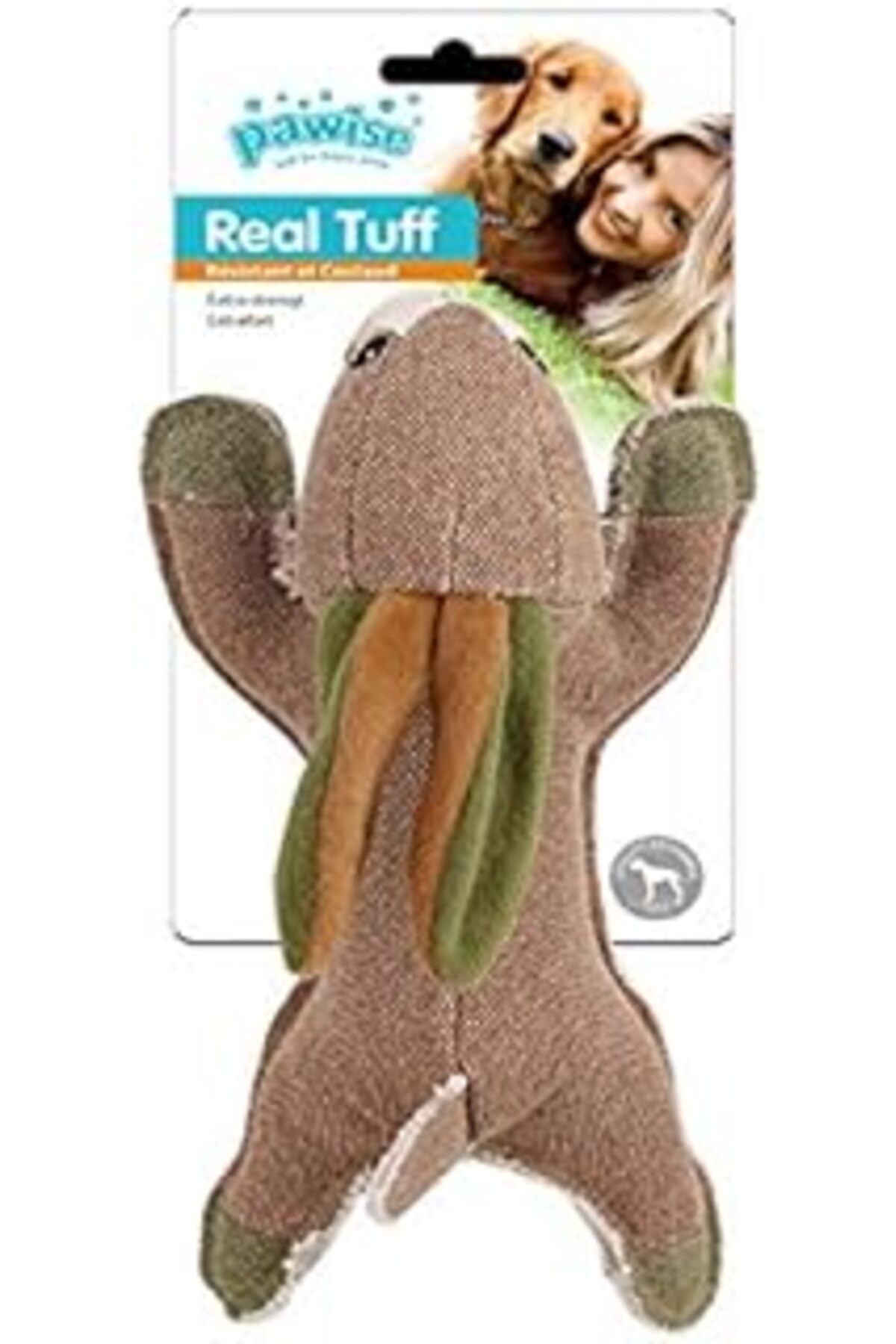 robotrend Pawise Real Tuff Tavşan Köpek Oyuncağı 30 Cm