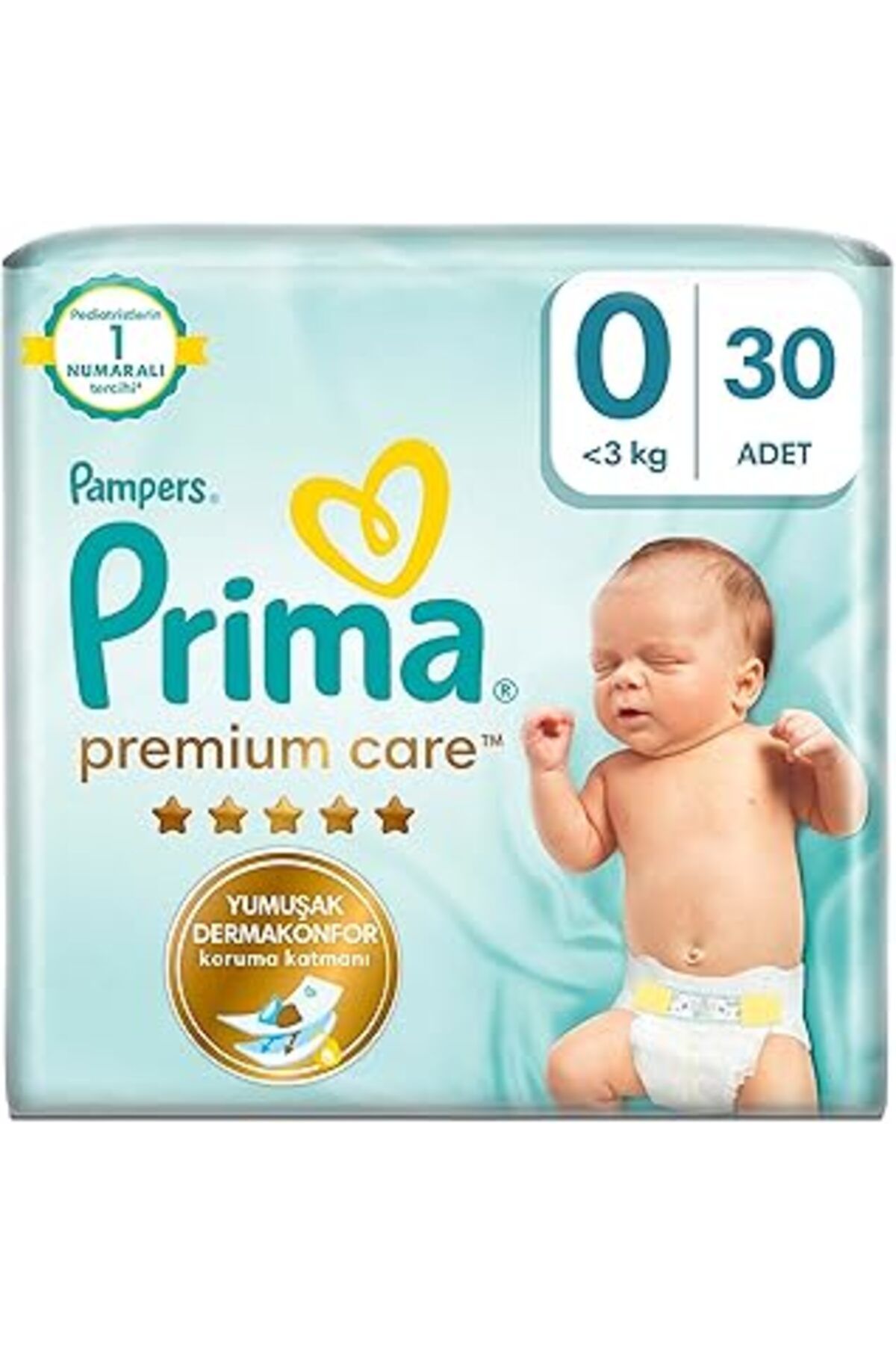 NZM TİCARET Bebek Bezi Premium Care 0 Numara 30 Adet