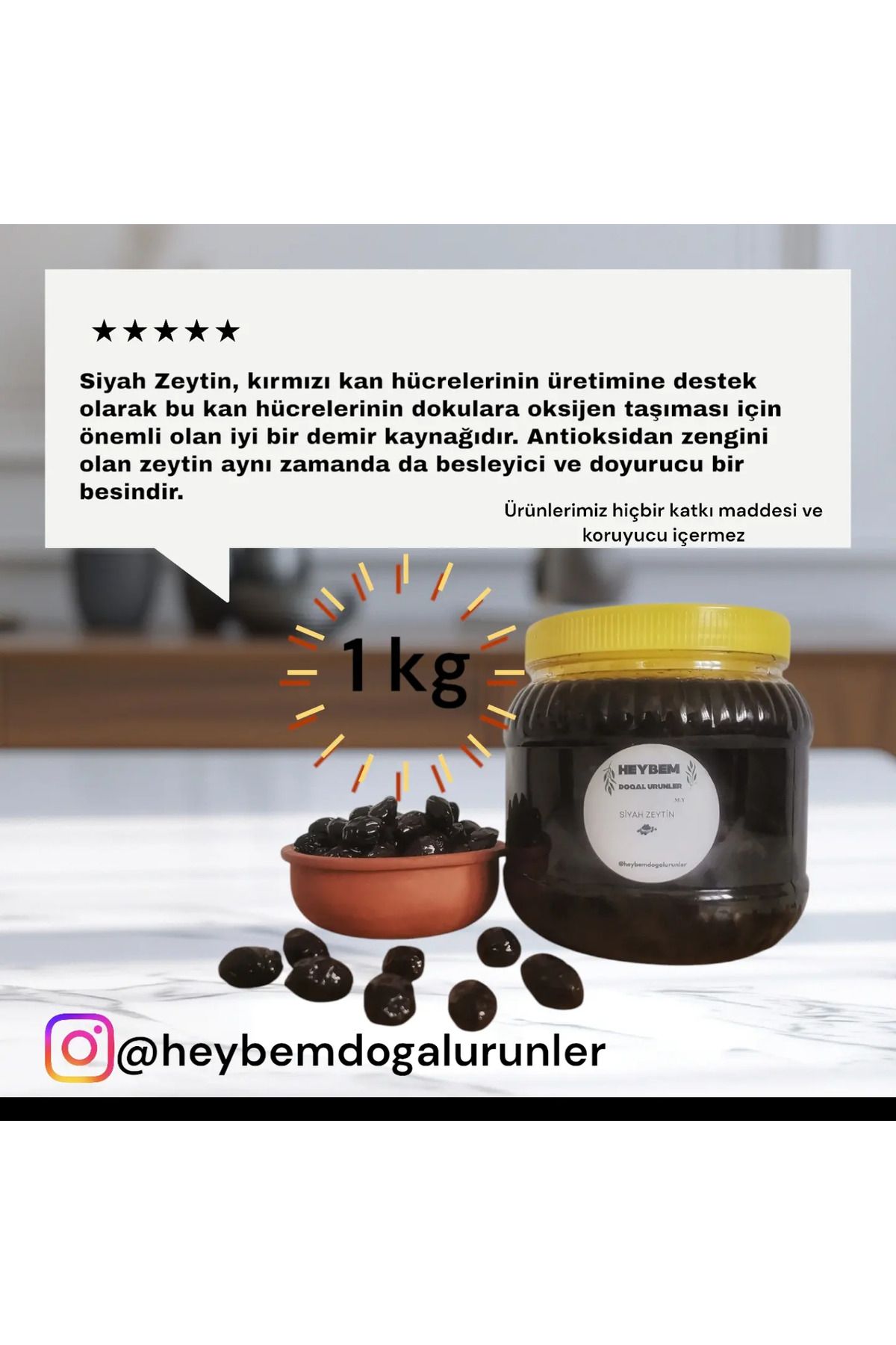 heybem doğal ürünler my Siyah Zeytin