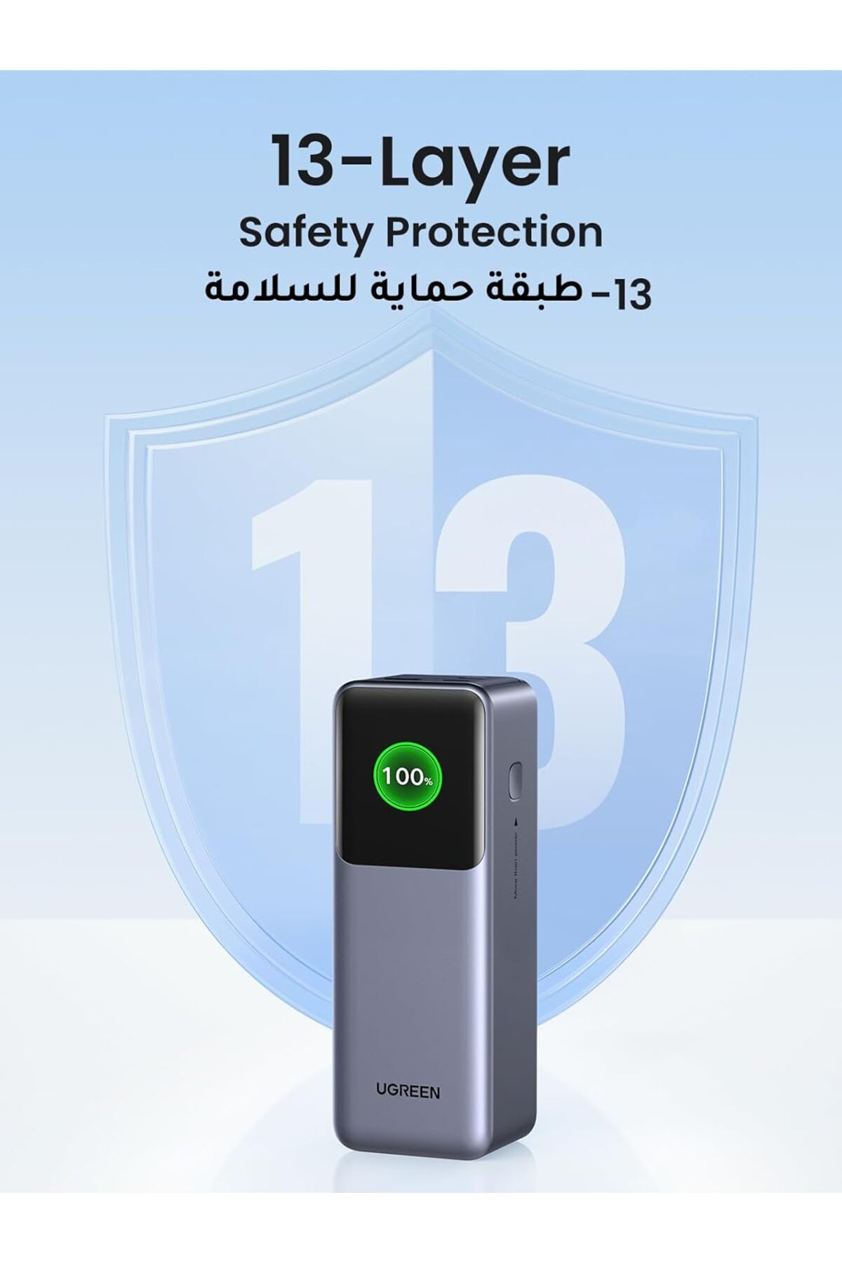 Ugreen Nexode 25.0000 mAh 200W Akıllı Ekranlı Taşınabilir Hızlı