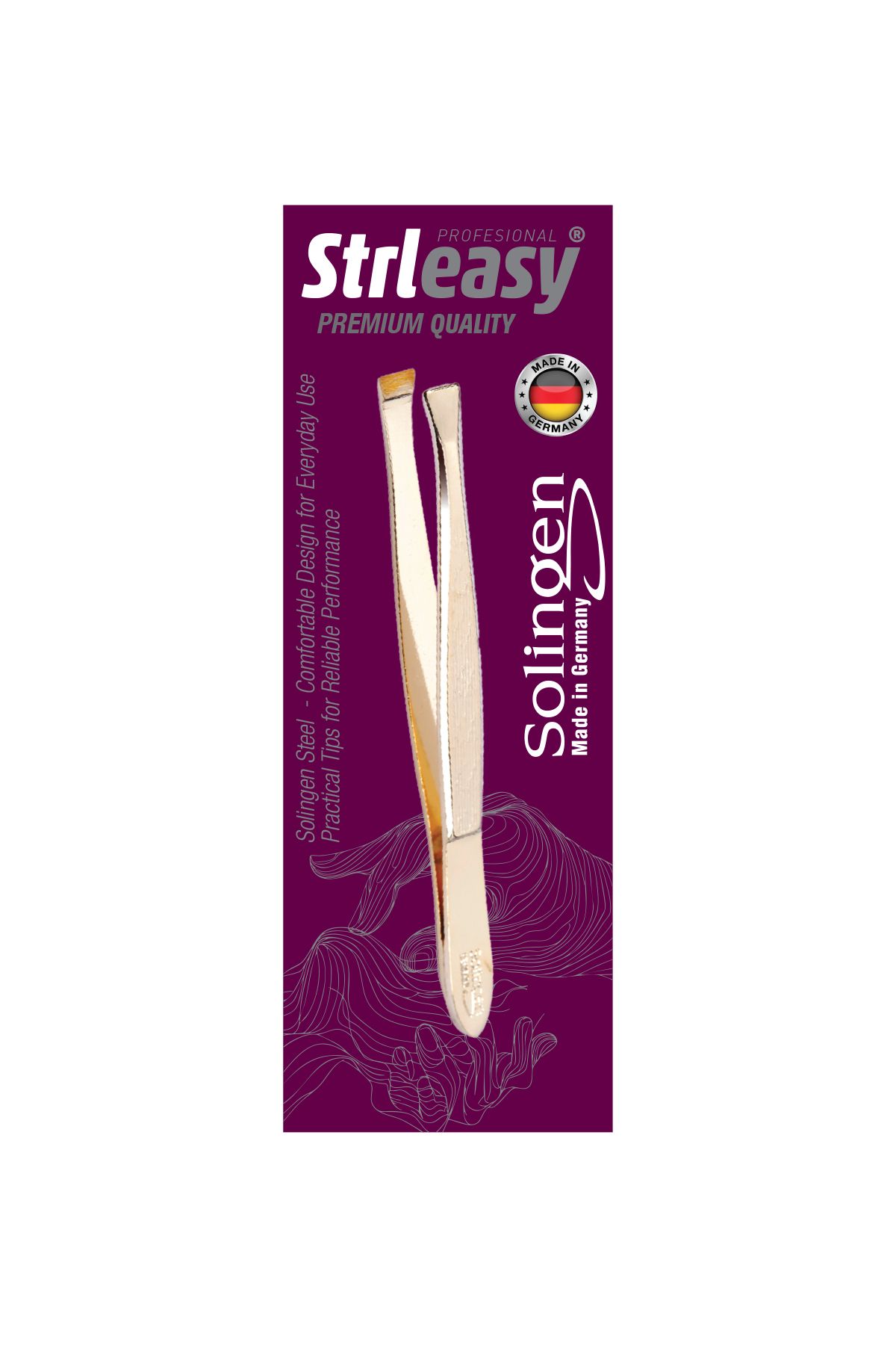 Strl Easy STRLEASY 6223 SOLINGEN GOLD ÇELİK CIMBIZ - DÜZ UÇ