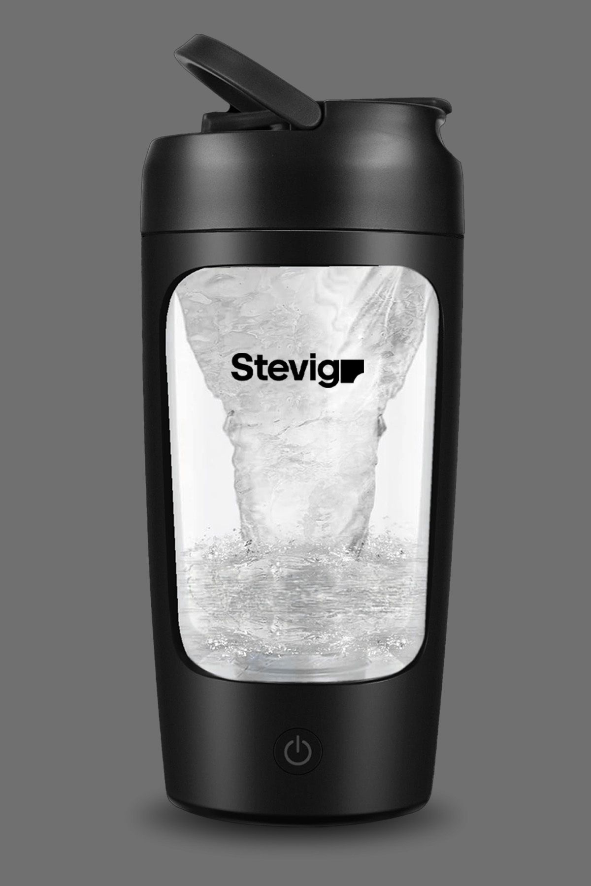 Stevig 4 Gym Elektrikli Şarj Edilebilir Protein Shaker 650 Ml Siyah