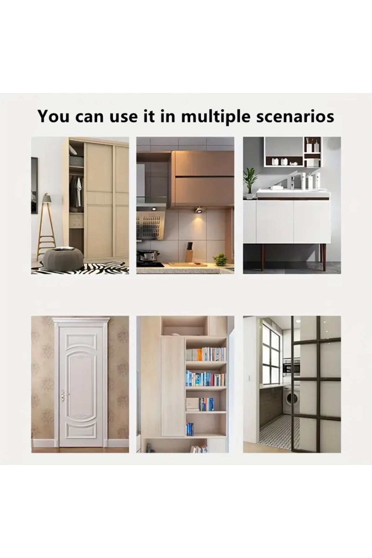 Nactumu-Set of 2 Strong Magnetic Cabinet and Drawer Closers - Multipurpose, Durable and Practical Solution 5