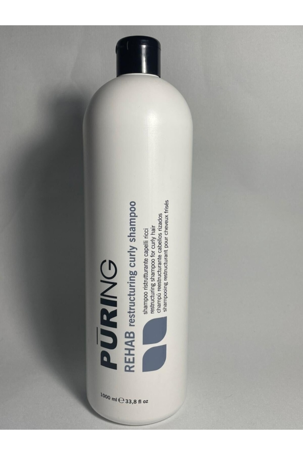 PURING-Rehab Restructuring Shampoo - 1000ml Shine for Natural and Processed Curls 1