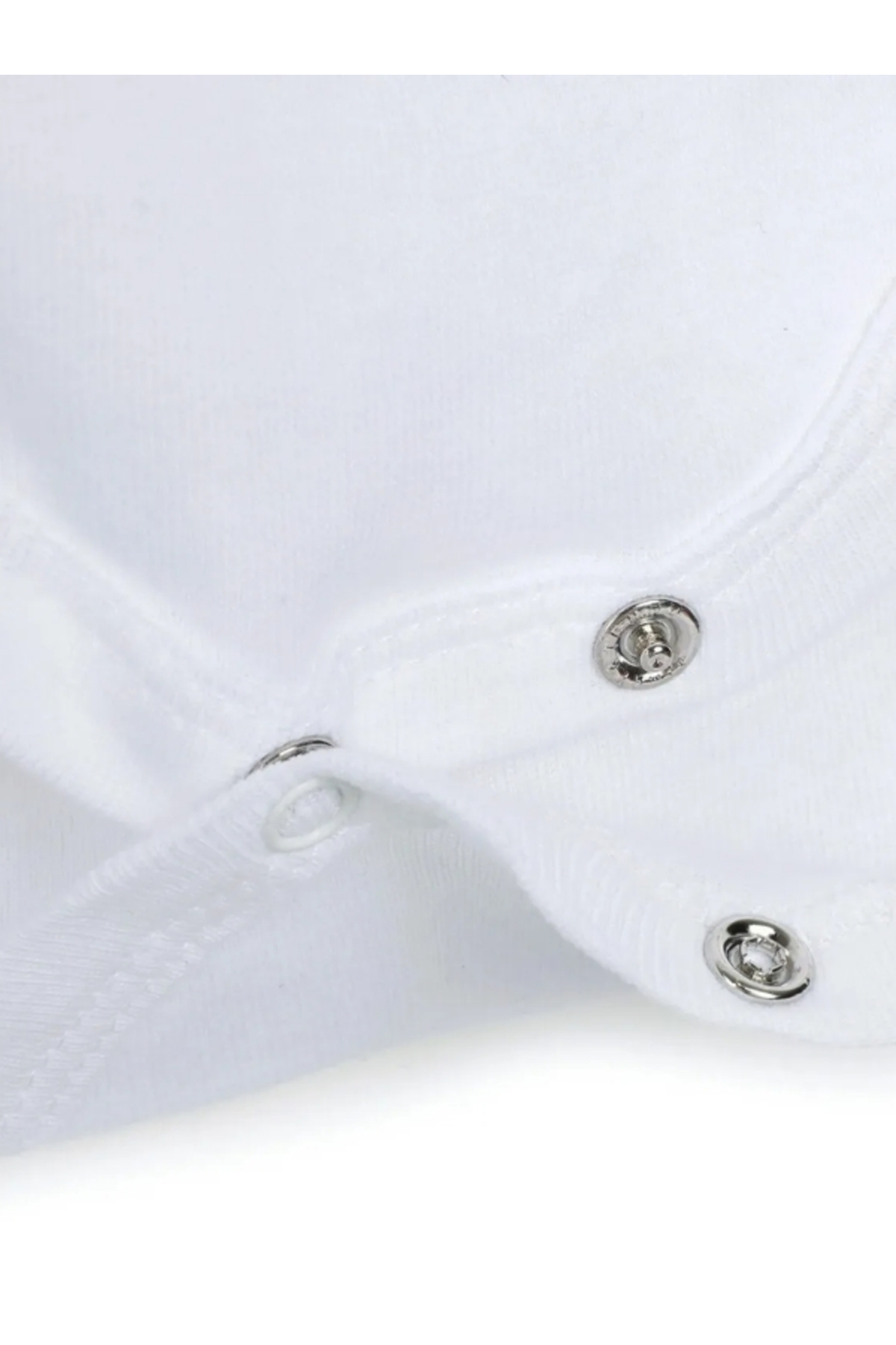 mixibaby Mixi Baby Pamuklu Beyaz Çıtçıtlı Kısa Kollu 5'li Bisiklet Yaka Bebek Body Seti fotoğrafı 6 (önizleme)