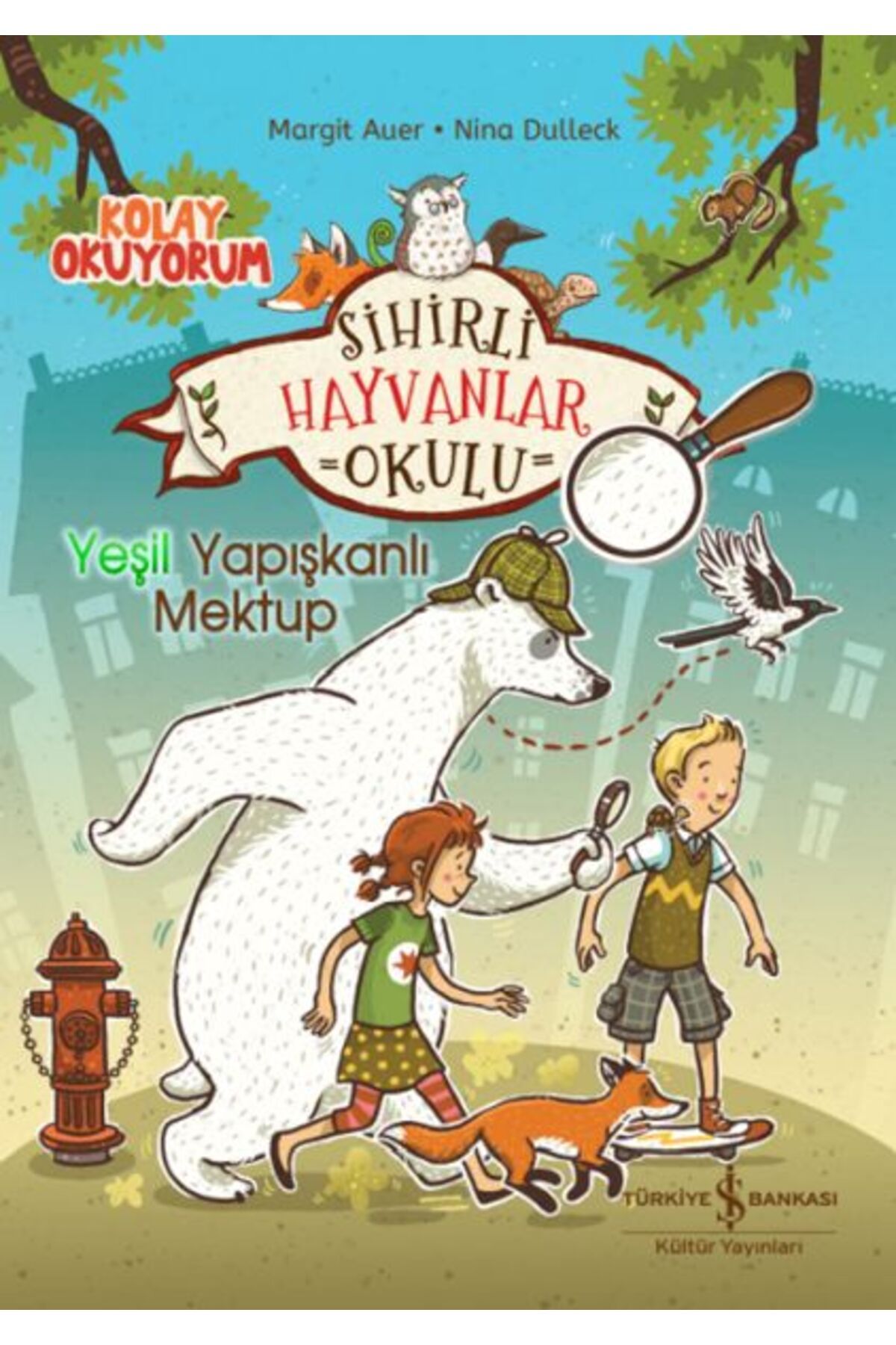 Destek Yayınları Sihirli Hayvanlar Okulu Yeşil Yapışkanlı Mektup Kolay Okuyorum