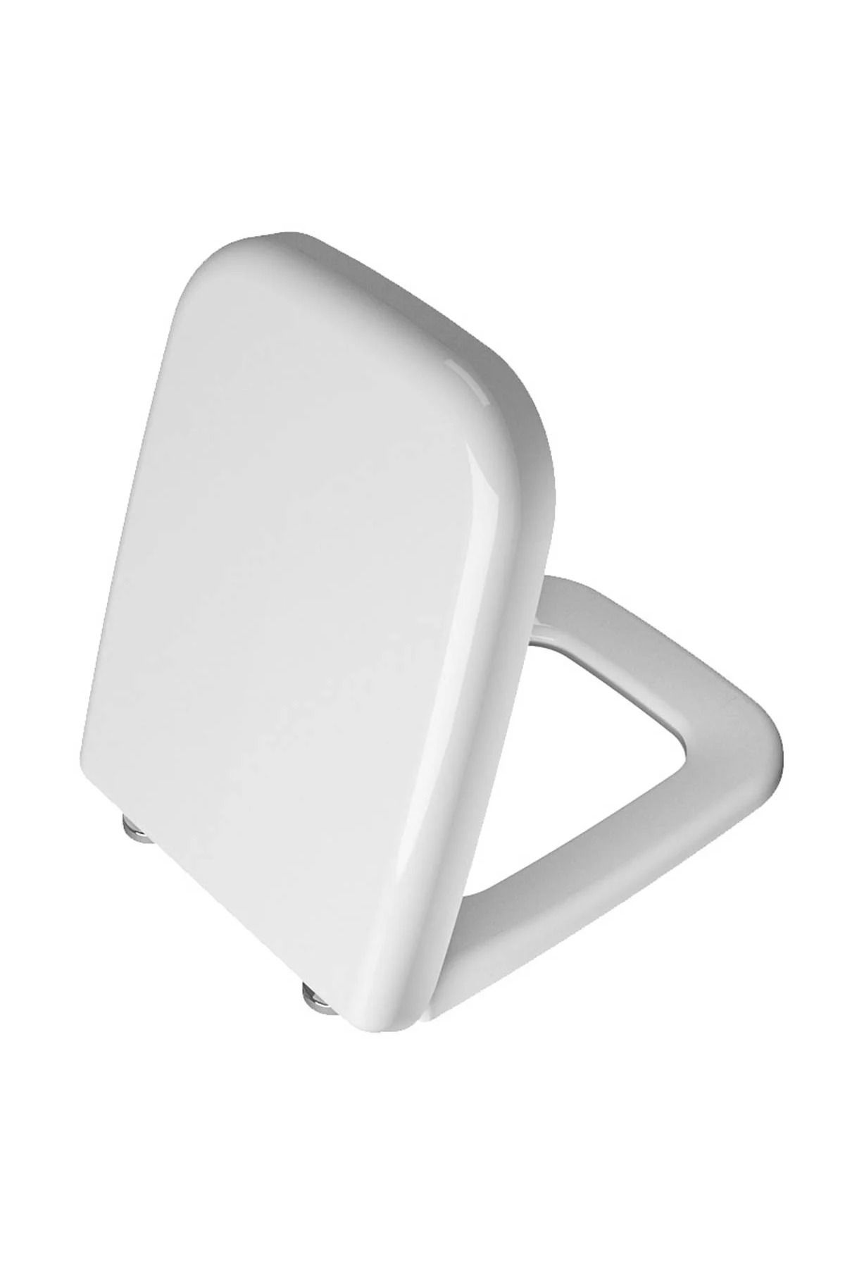 VitrA Capac Wc Detasabil Cu Balamale Metalice, Fixare De Sus, Inchidere Lenta Soft Close - One Size