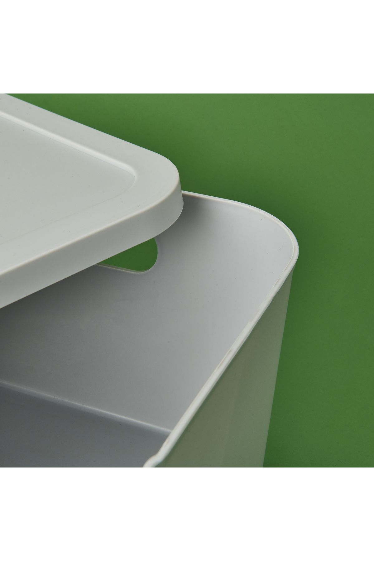 Decobella-Large Box with Lid - Gray - 12 Lt 3