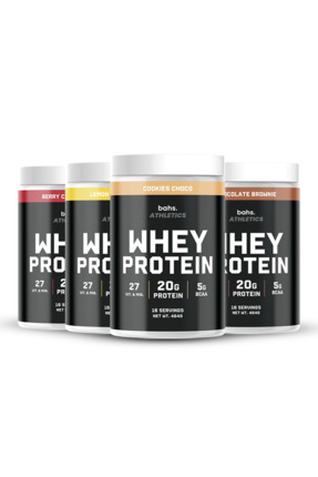 Bahs Whey PROTEIN Tozu Deneme Paketi - 64 servis - 464gr x 4