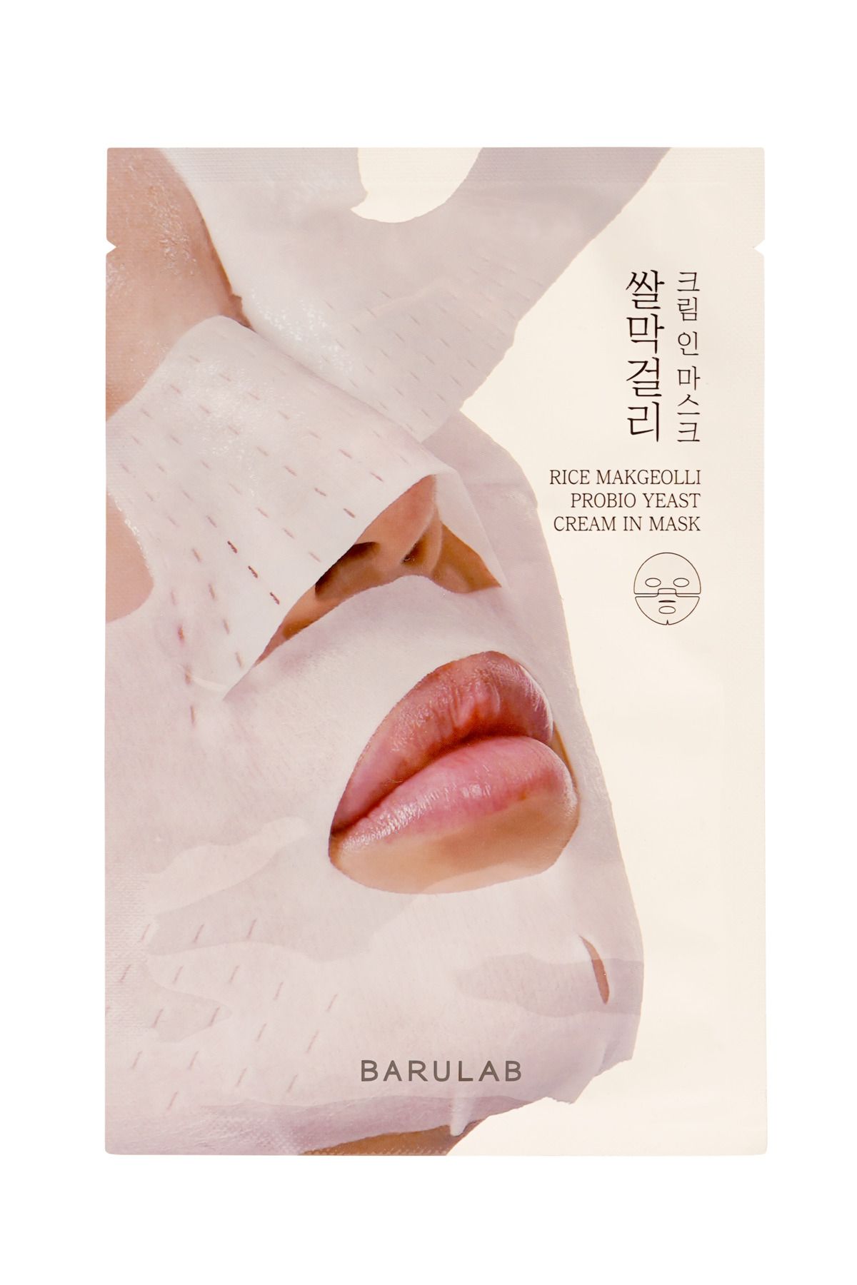 Barulab Rice Makgeolli Probio Yeast Cream in Mask - Probiyotik Mayası İçeren Pirinçli Maske 40g