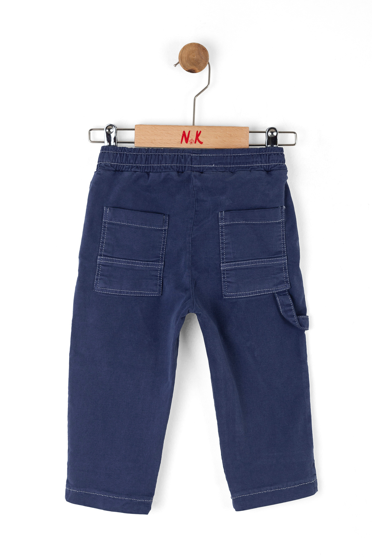 NK-01-04 Years Old Baby Boy Navy Blue Triple Suit - Navy-White 4