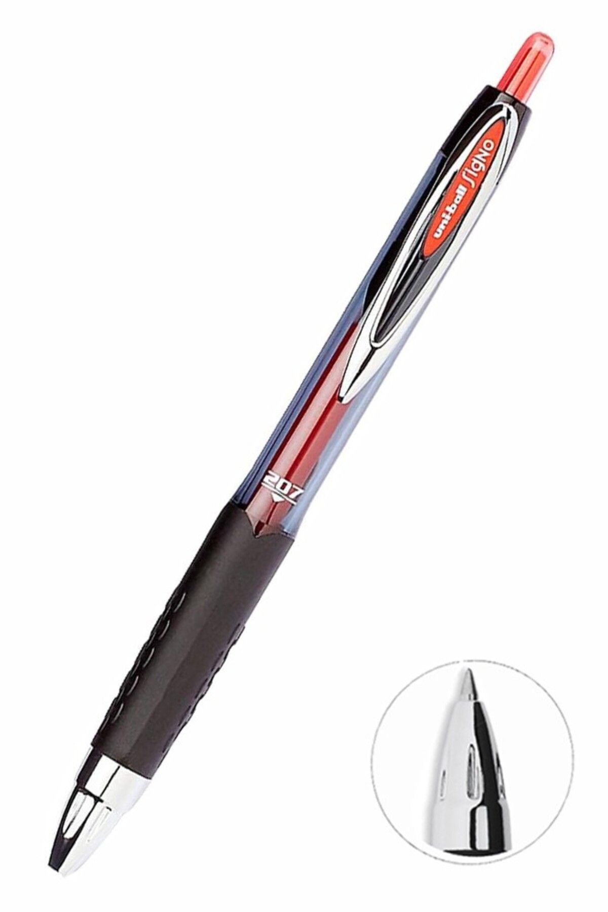 UNİ-BALL Pilot Kalem 1 Adet Uniball Signo 207 0.7 mm Roller Uçlu Pilot Kalem Umn-207 İnci Uçlu Likit Mürekkep