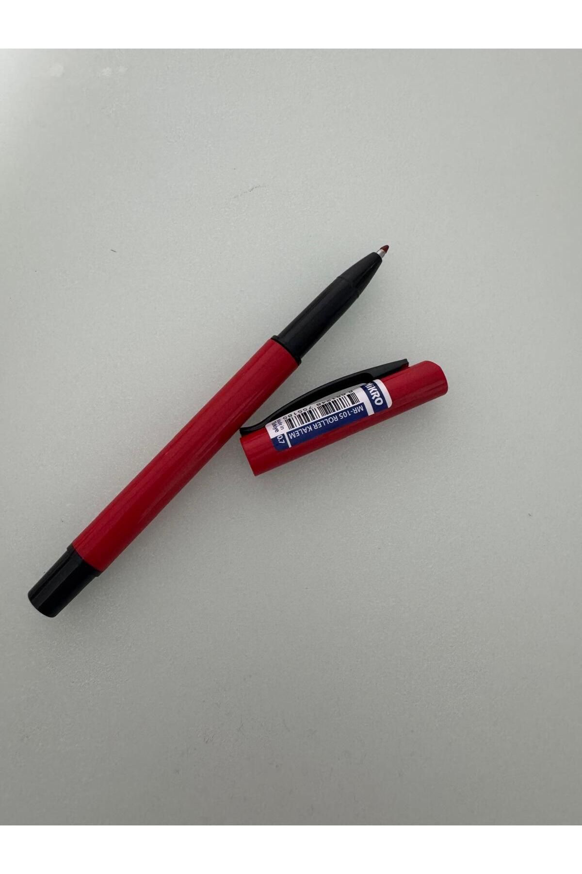 Mikro-Rollerball Pen Blue Ink 0.7 Red Body (3 Pieces) 1