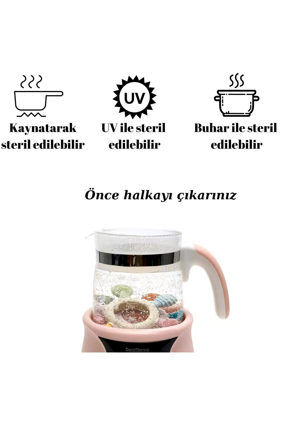 BAMM BAMM Silikon Bebek Diş Kaşıyıcı Boncuklu Hafif ve Rahat Kavranır fotoğrafı 5 (önizleme)
