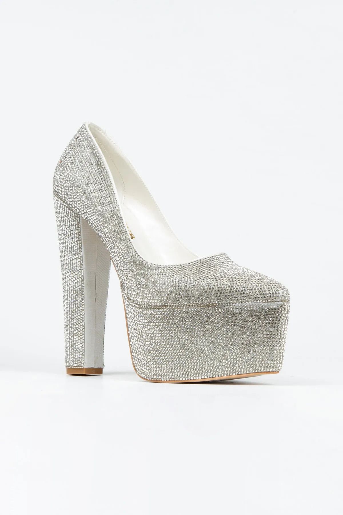 MFT AYAKKABI Pantofi De Mireasă Stiletto Brodați Cu Piatră De Damă Femeie - 37