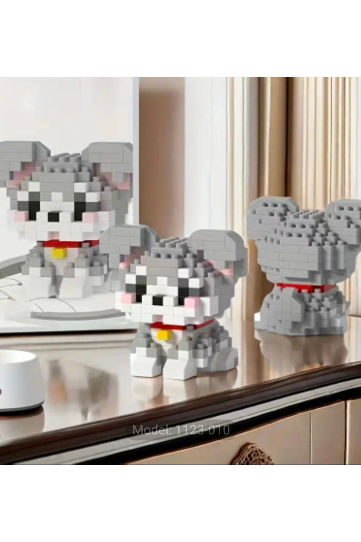 purple dragon-Tiny Dog Bricks Set, Includes Tiny Building Blocks, Building Blocks, Adult Hobby Set 1