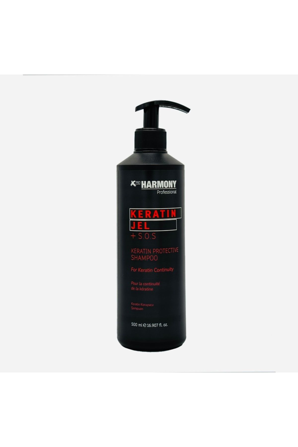 X Pro Harmony Keratin Jel + S.O.S Protective Shampoo Keratin Koruyucu Şampuan 500 ml