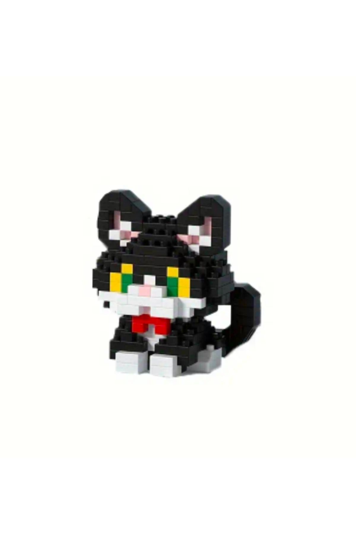 purple dragon-Black Smoke Cat Bricks Set, Includes Tiny Building Blocks, Building Blocks 3