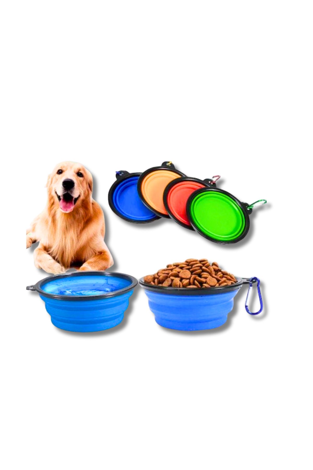 Patili Avm-Collapsible Water Container - Practical Portable for Cat and Dog Traveling over 8