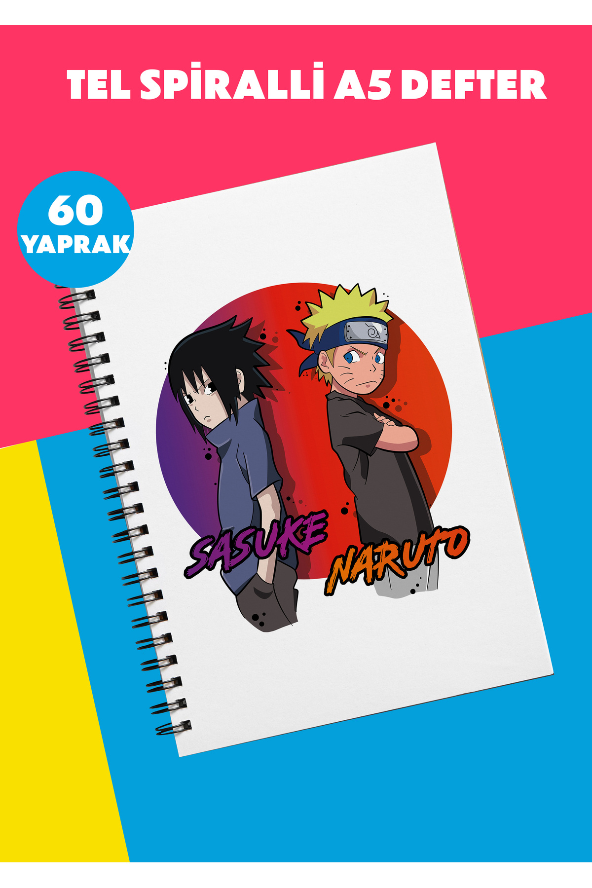 Blanc hediyelik-Anime Naruto Printed Unlined Notebook # 1 1