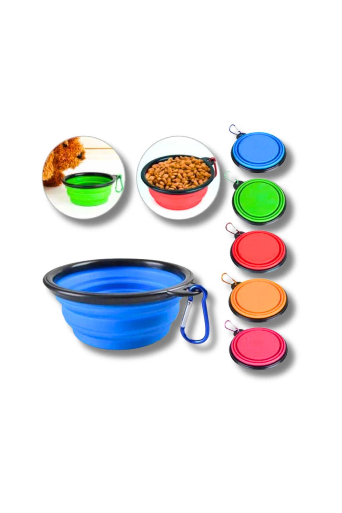 Patili Avm-Collapsible Water Container - Practical Portable for Cat and Dog Traveling over 6