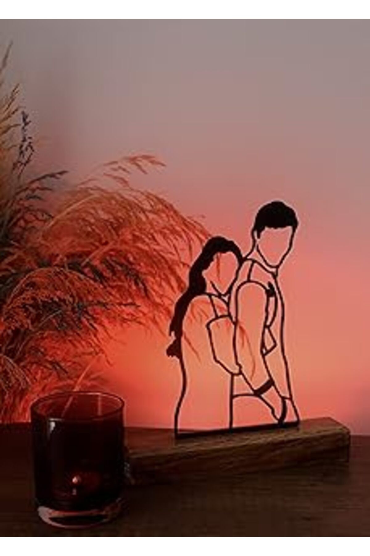 Mu Art Rumiart Dekoratif Obje - Sarılan Çift