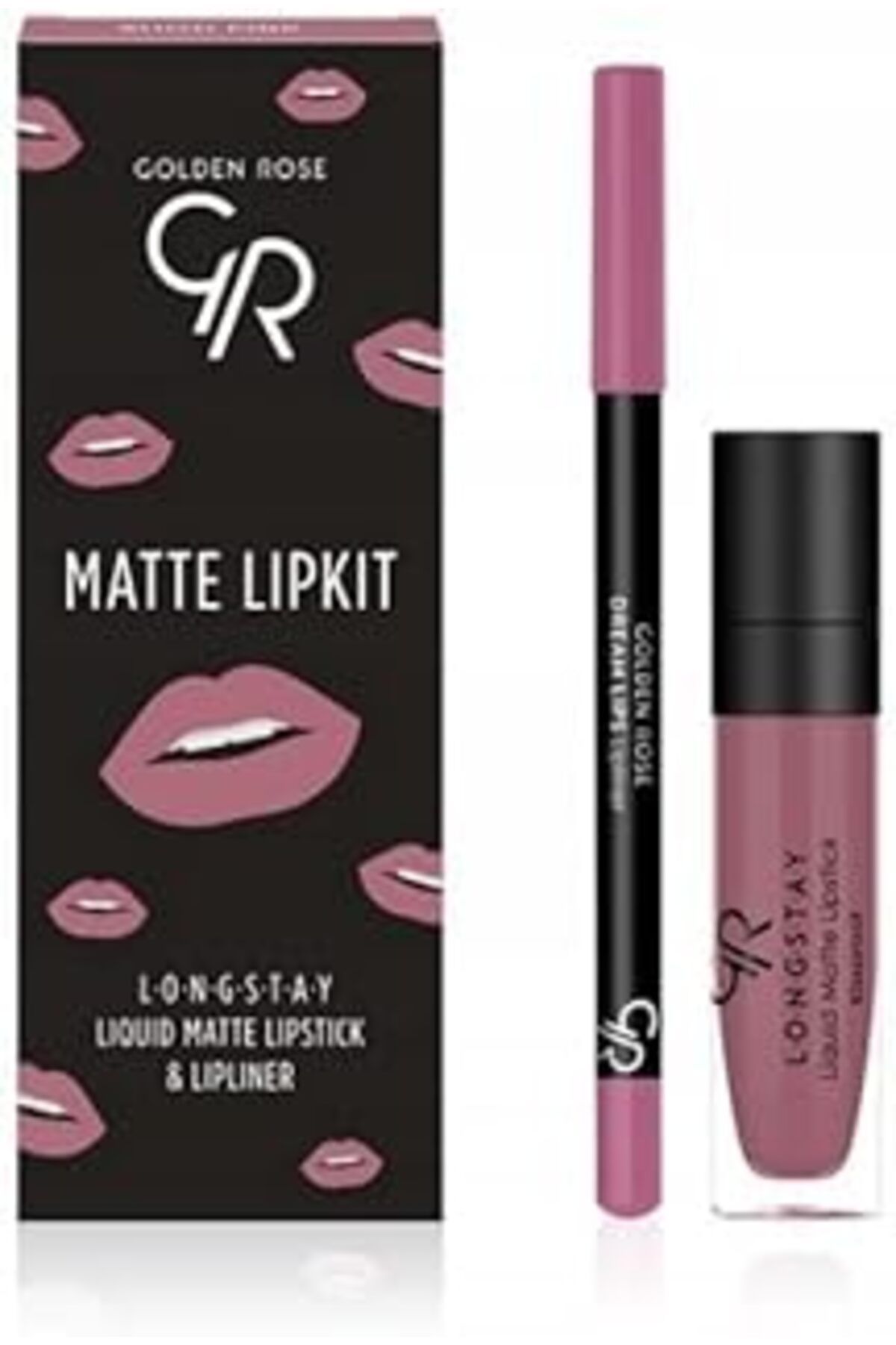 Mu Art Ahşap Rose Gr Matte Lıp Kıt No: Pınk 1 Paket (1 X 1 Adet)