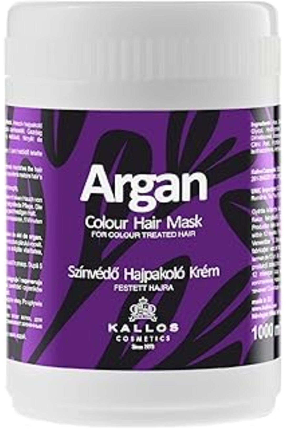 ماسک مو زنانه KALLOS ARGAN 1000ML DYEED HAIR MASK مراقبت از Kallos Cosmetics