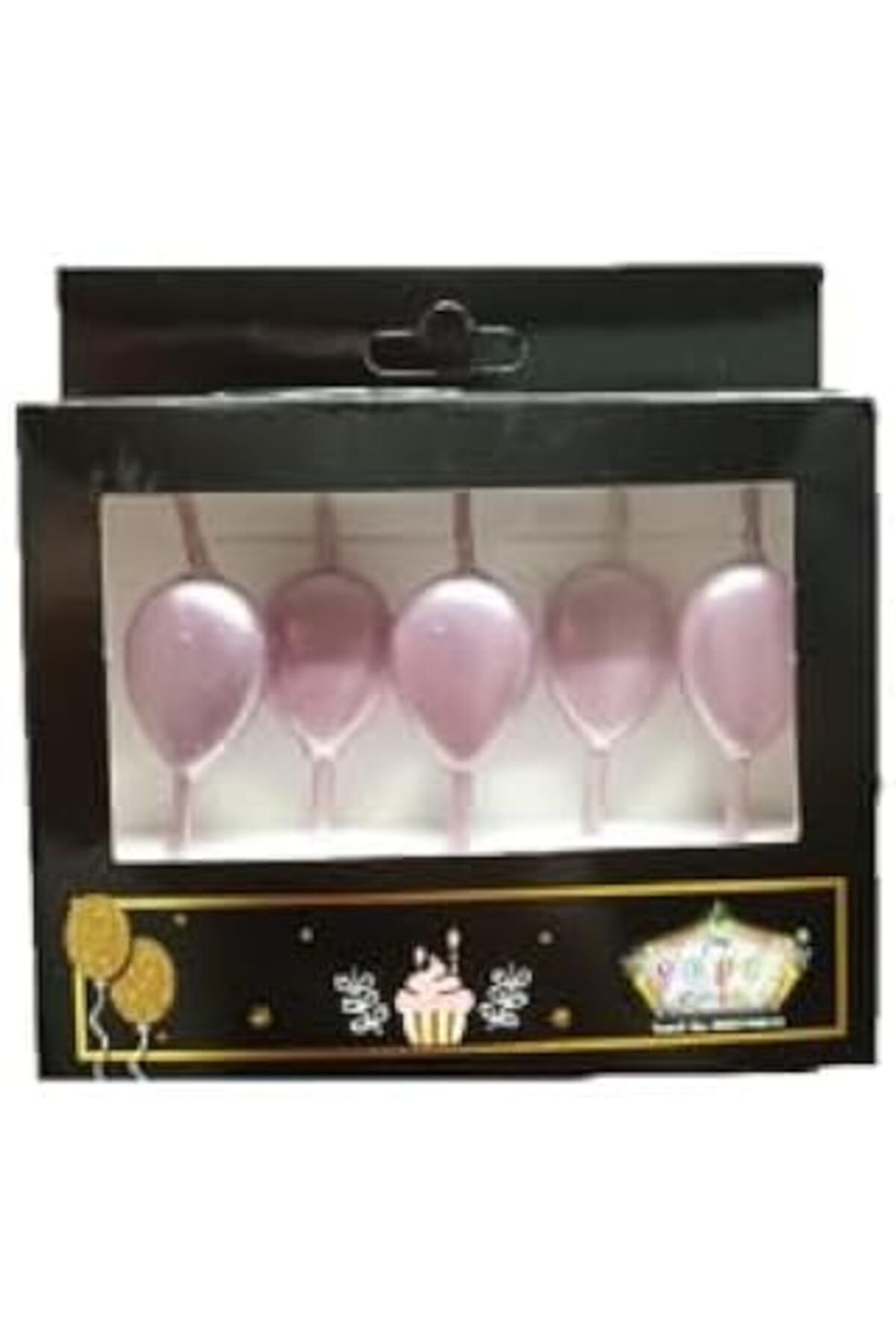Pazarcan Benim Marifetlerim - Rose Gold Balonlu Pasta Mumu