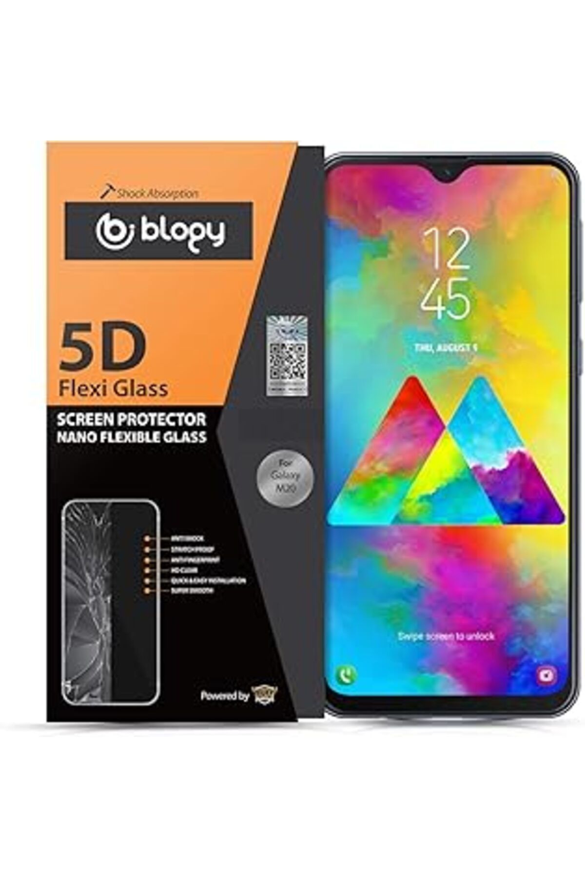 Pİ GLOBAL Blogy Galaxy M20 Flexi 5D Ekran Koruyucu