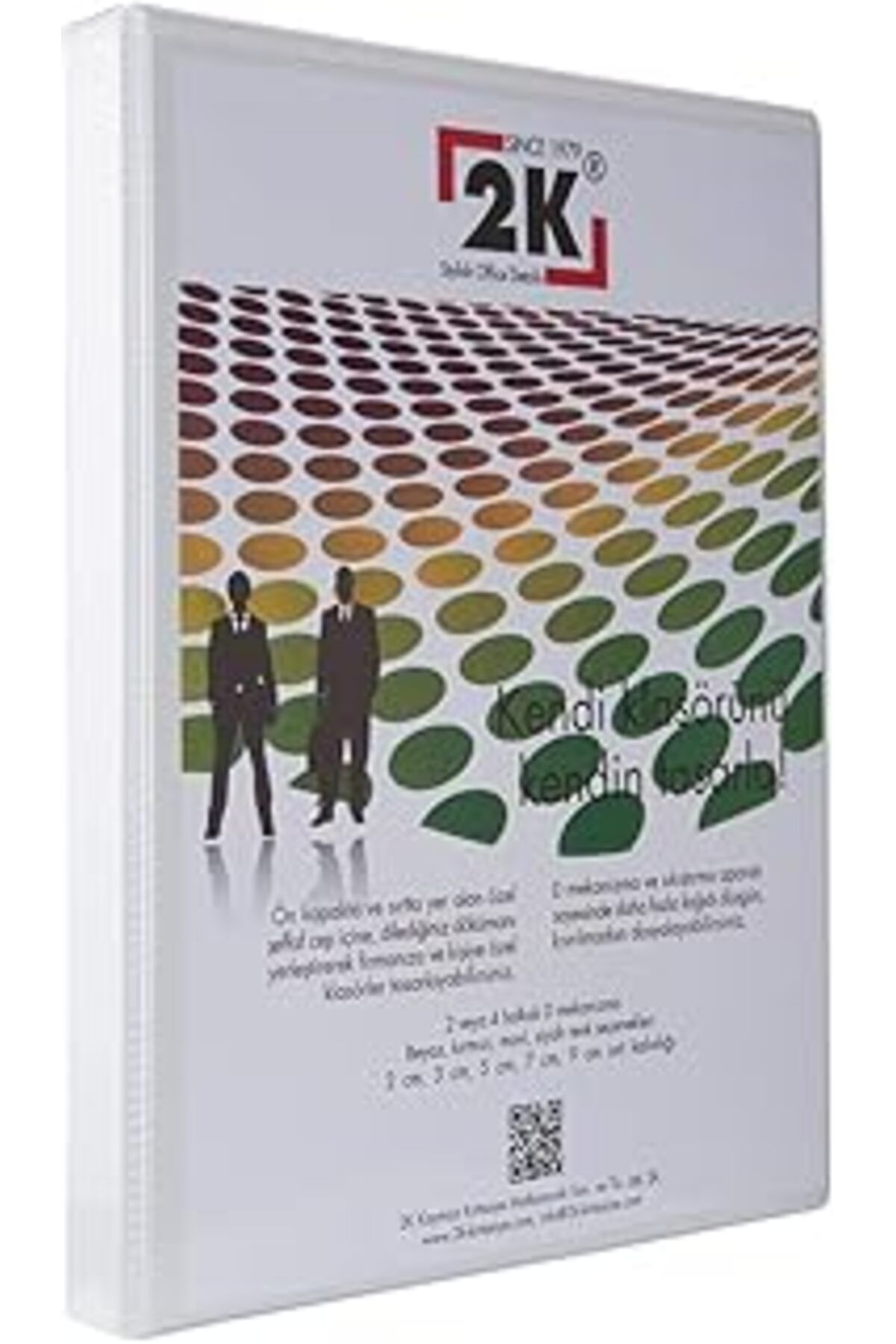 Mu Art Ahşap 2K 02-2D-B Klasör A4 Pvc/Plastik Tanıtım/Sunum/Prezentasyon/Arşiv Dosyası 2 Cm. Sırt 2 Halka D Meka