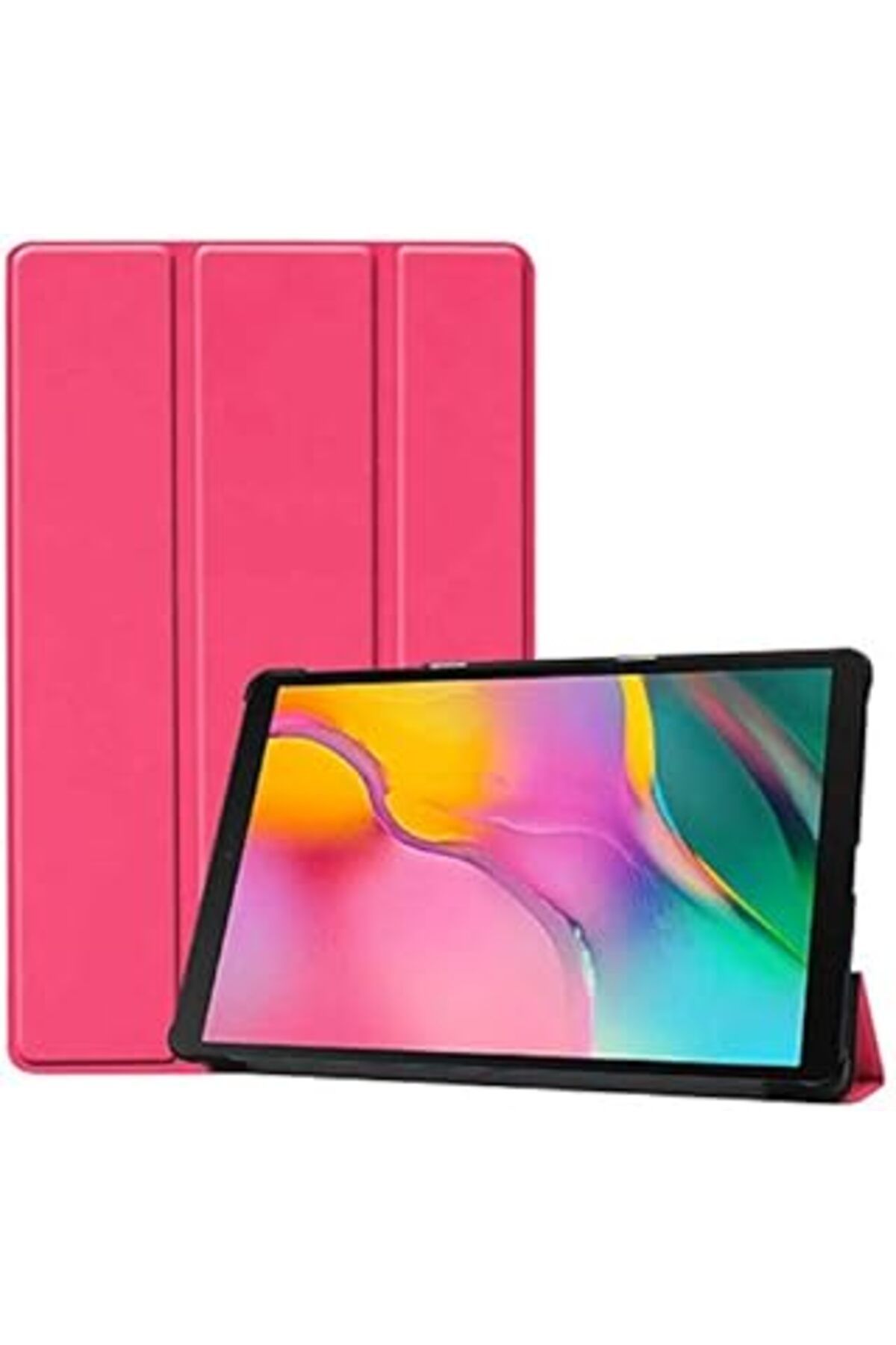 Hepta Collection Kılıf Smart Cover Standlı Uyku Modlu Pembe Ipad Air 3 Ipad Pro 10.5 Inç İpad 7. Nesil 8. Nesil 10.2