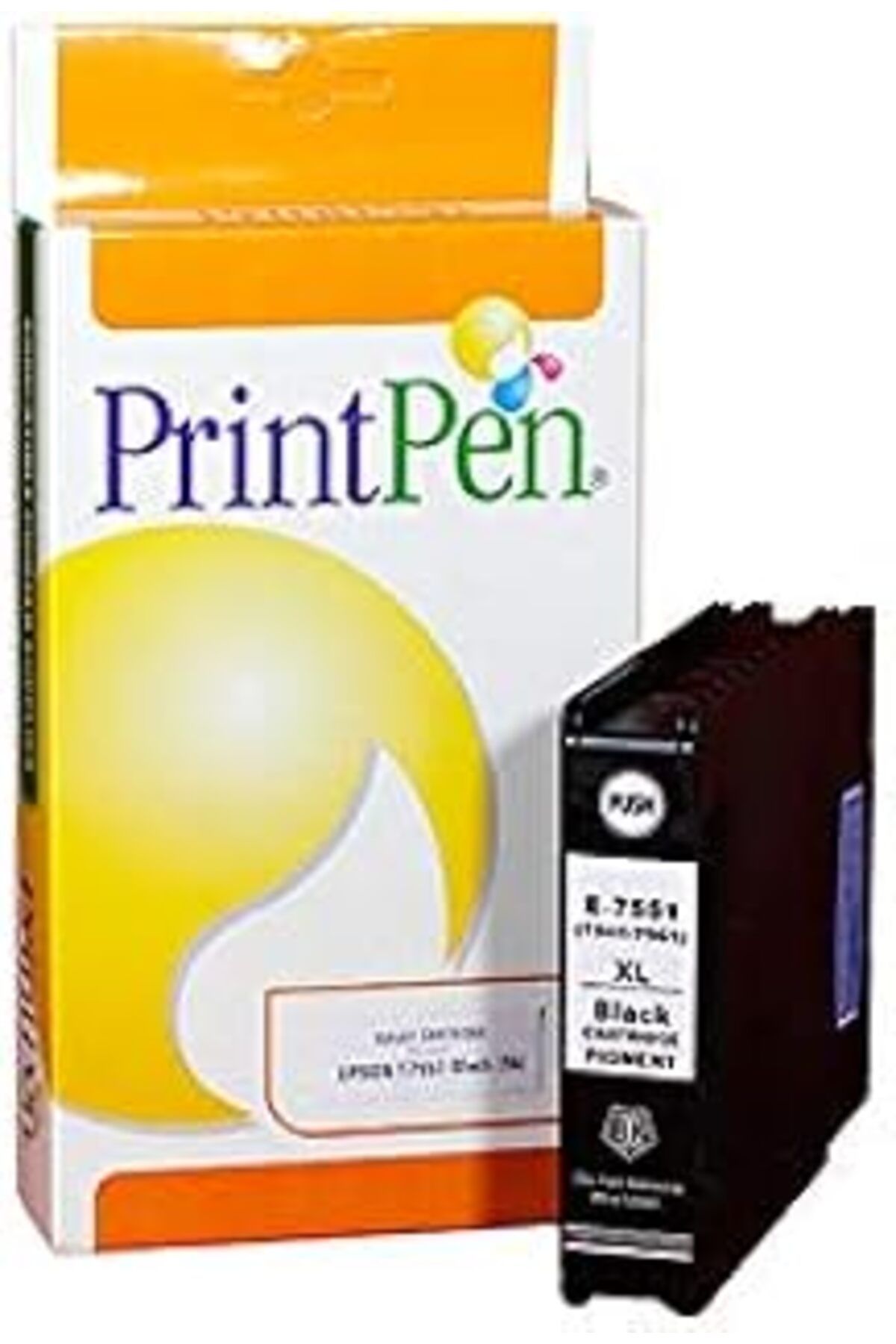 Mu Art Printpen Epson T7551Xl (C13T755140) Siyah (5K) Yüksek Kapasite Muadil Inkjet Kartuş