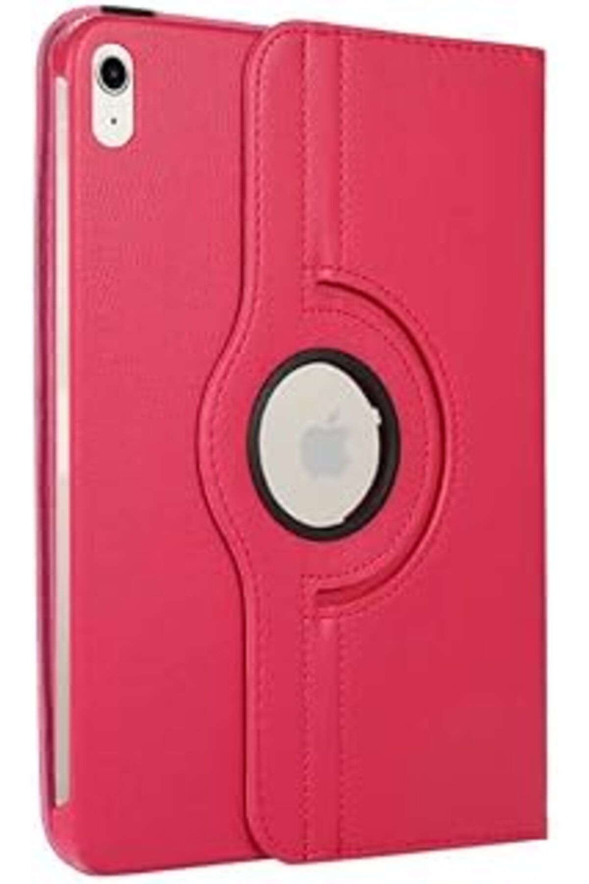 Mu Art Zore Apple İle Uyumlu Ipad 10.9 2022 (10.Nesil) Dönebilen Standlı Kılıf, Pembe Koyu