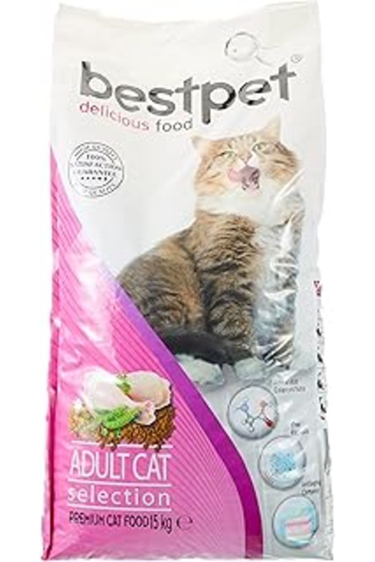 ebadi Bestpet Selection, Yşkin, Seçici Ler İÇin Tavuk Etli Kuru , 15 Kg