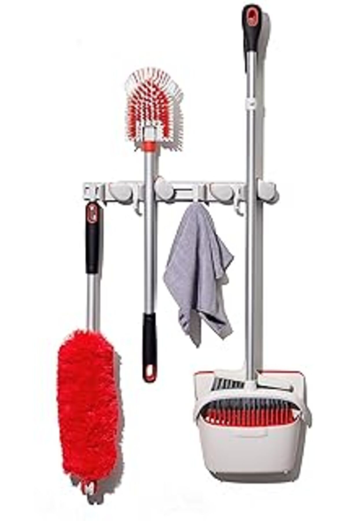 robotrend Oxo Good Grips Duvar Düzenleyici, Paspas Ve Süpürge Için, 7,6 X 12,7 X 43,2 Cm