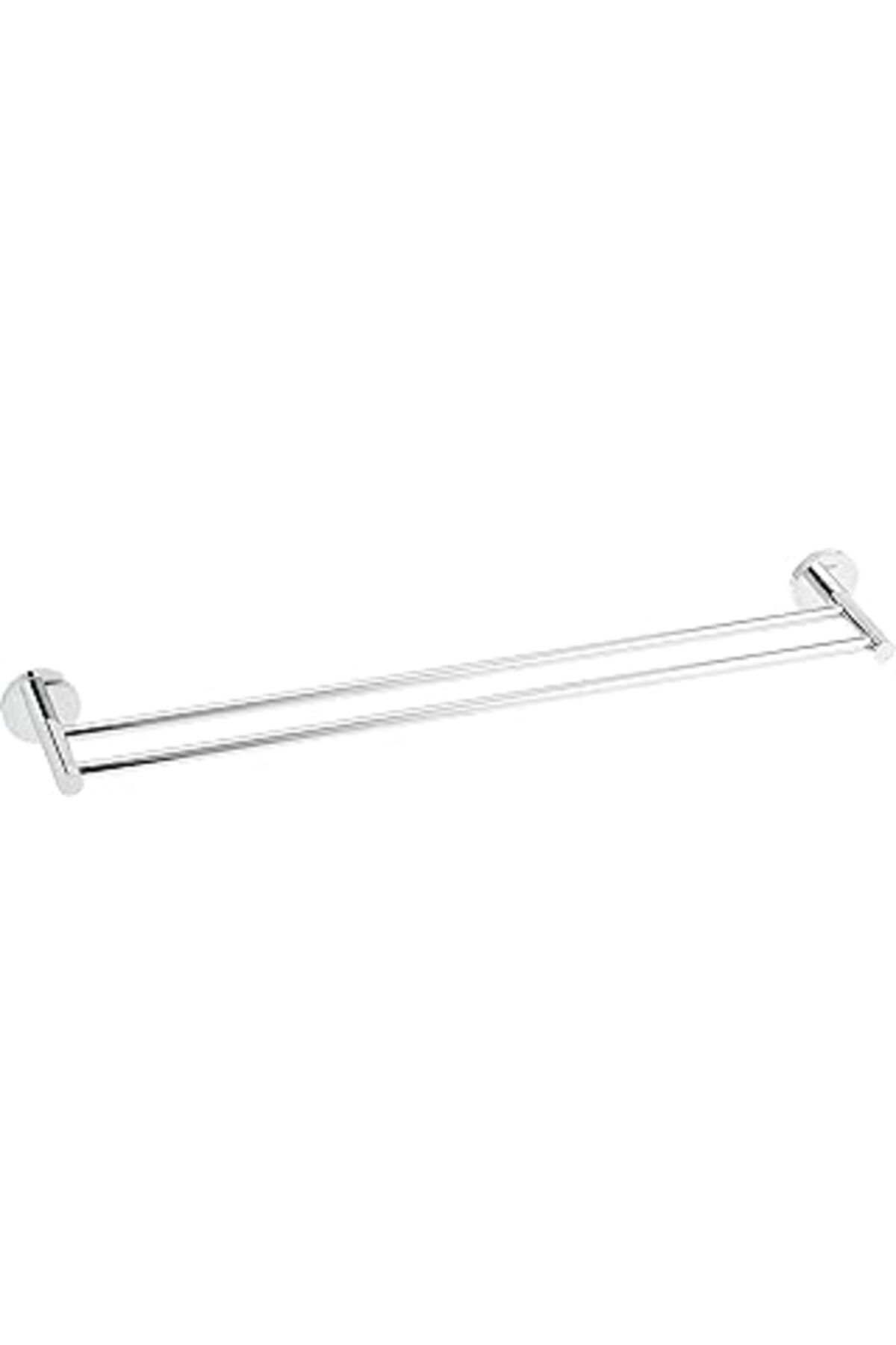 Mu Art Essentials Banyo Aksesuarları (Çift Banyo Havlusu, Gizli Sabitleme, 600 Mm) 40802001