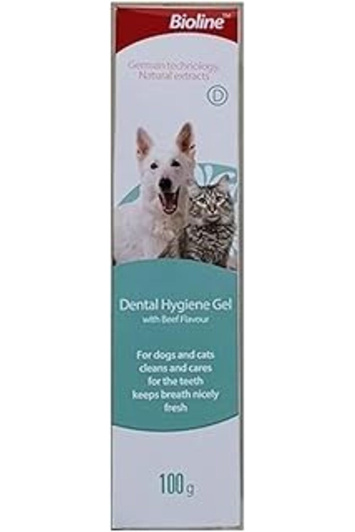 robotrend Bioline Kedi Ve Köpekler Için Ağız Bakım Sıvısı, Biftek Aromalı, 100 G