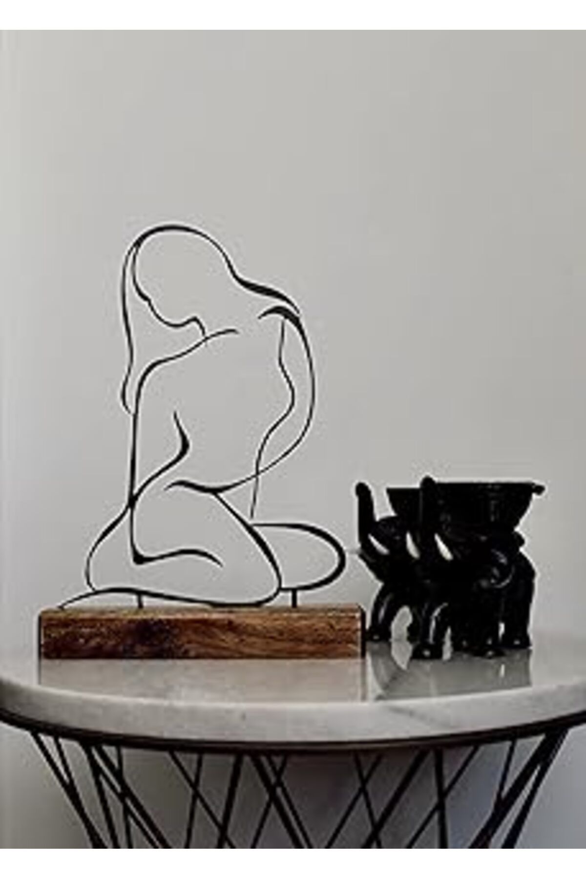 Mu Art Rumiart Dekoratif Obje - Kadın Silüeti