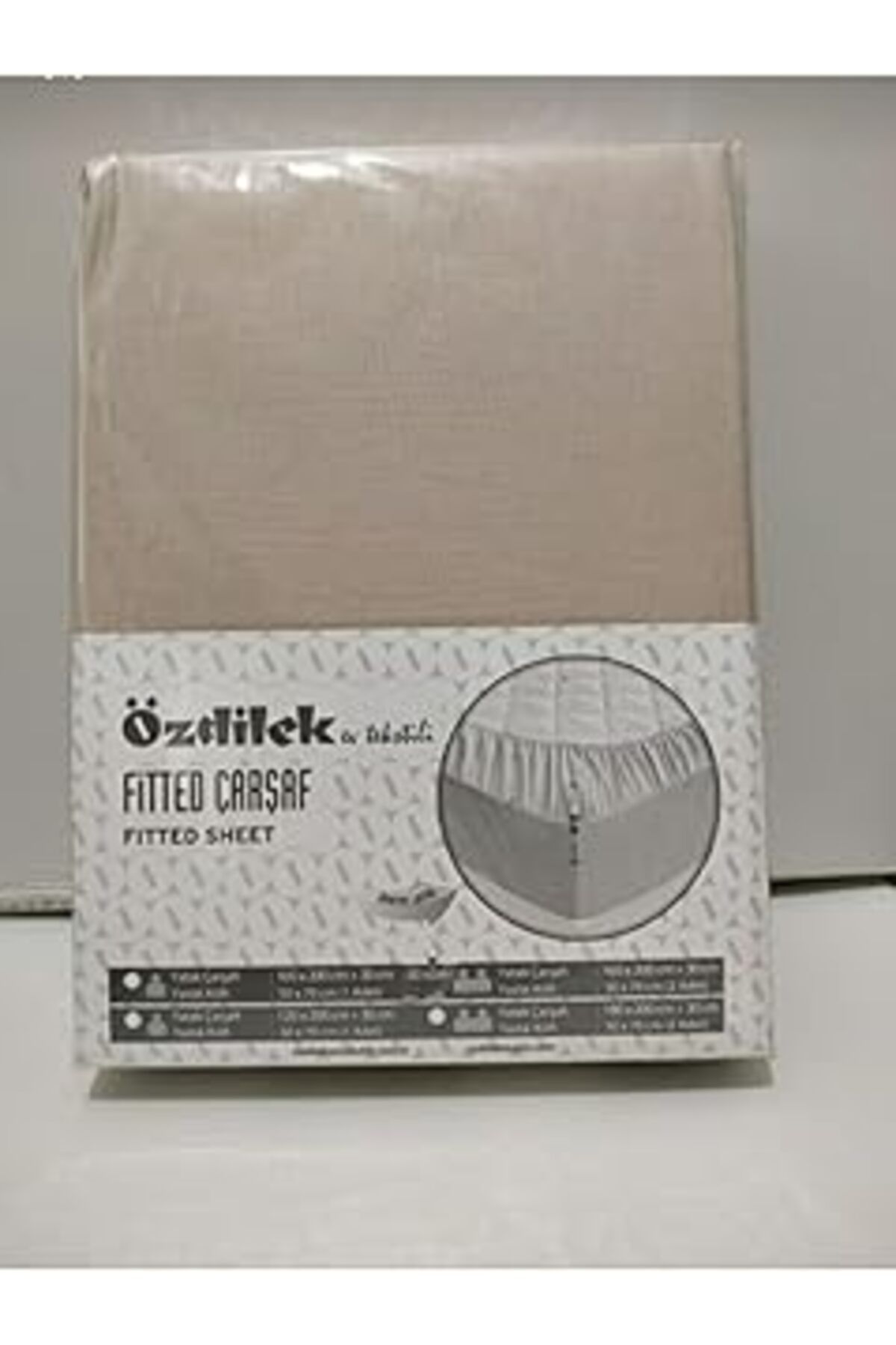 TBSProjects Özdilek Çift Kişilik 180X200+30 Cm Lastikli Çarşaf + 2 Adet Yastık Kılıfı
