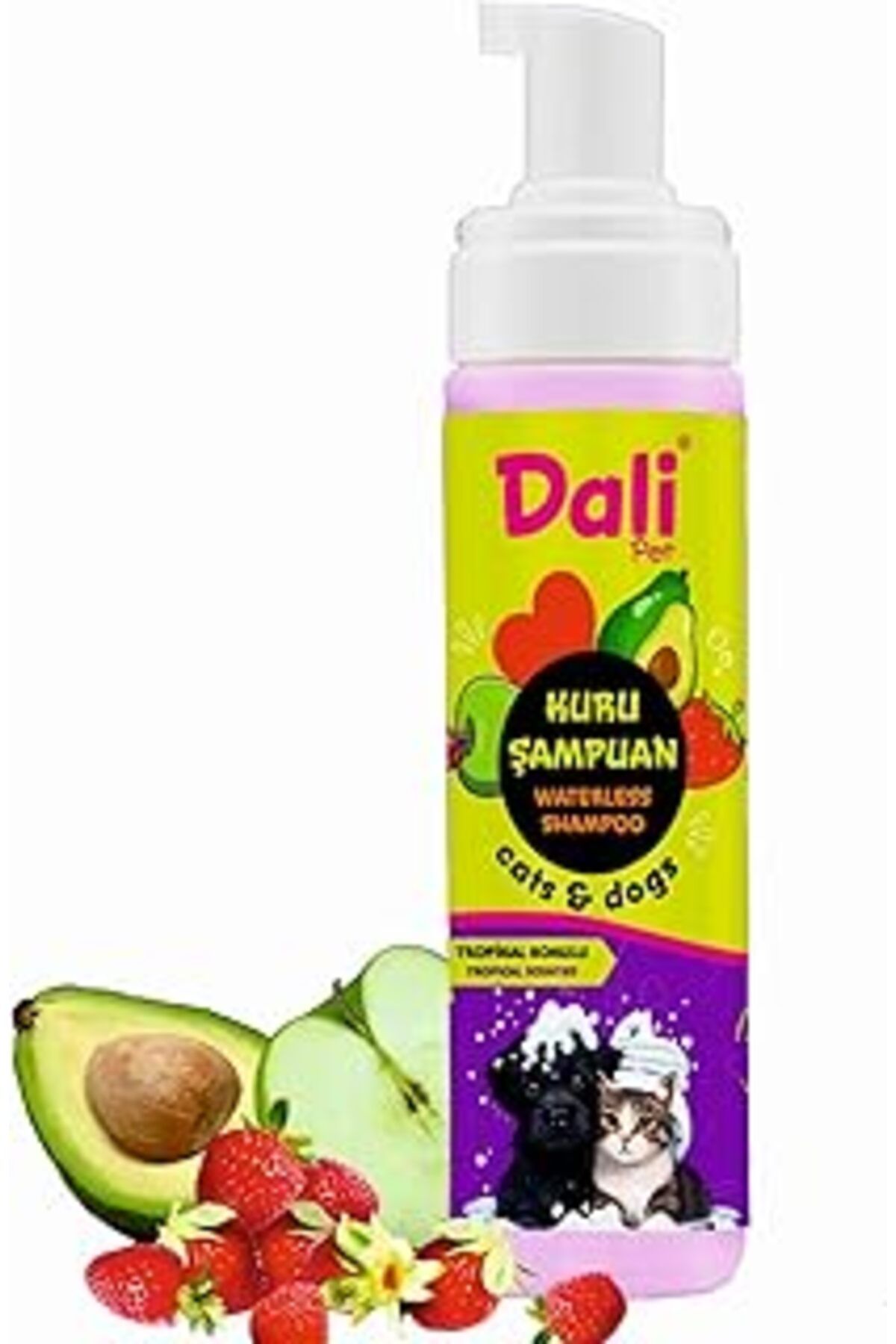 Mu Art Ahşap Dali Pet Kedi Ve Köpekler Için Kuru Şampuan, Durulamasız, Susuz - Bit, Pire, Dış Parazit, Kene, Uyu