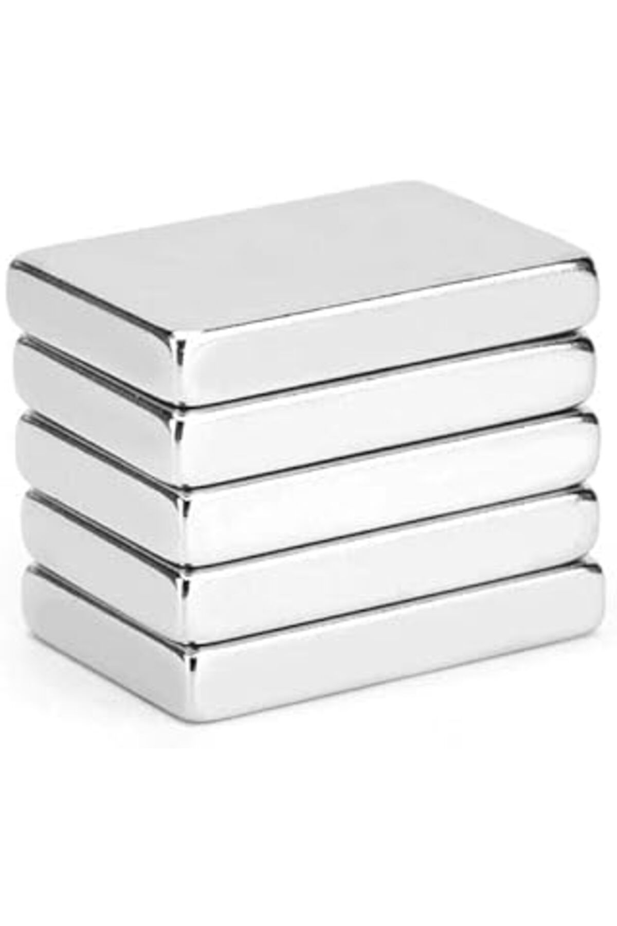 Roses Store Mns Magneteksan 30X20X5 Mm Neodyum Dikdörtgen Güçlü Mıknatıs (5 Adet Set)