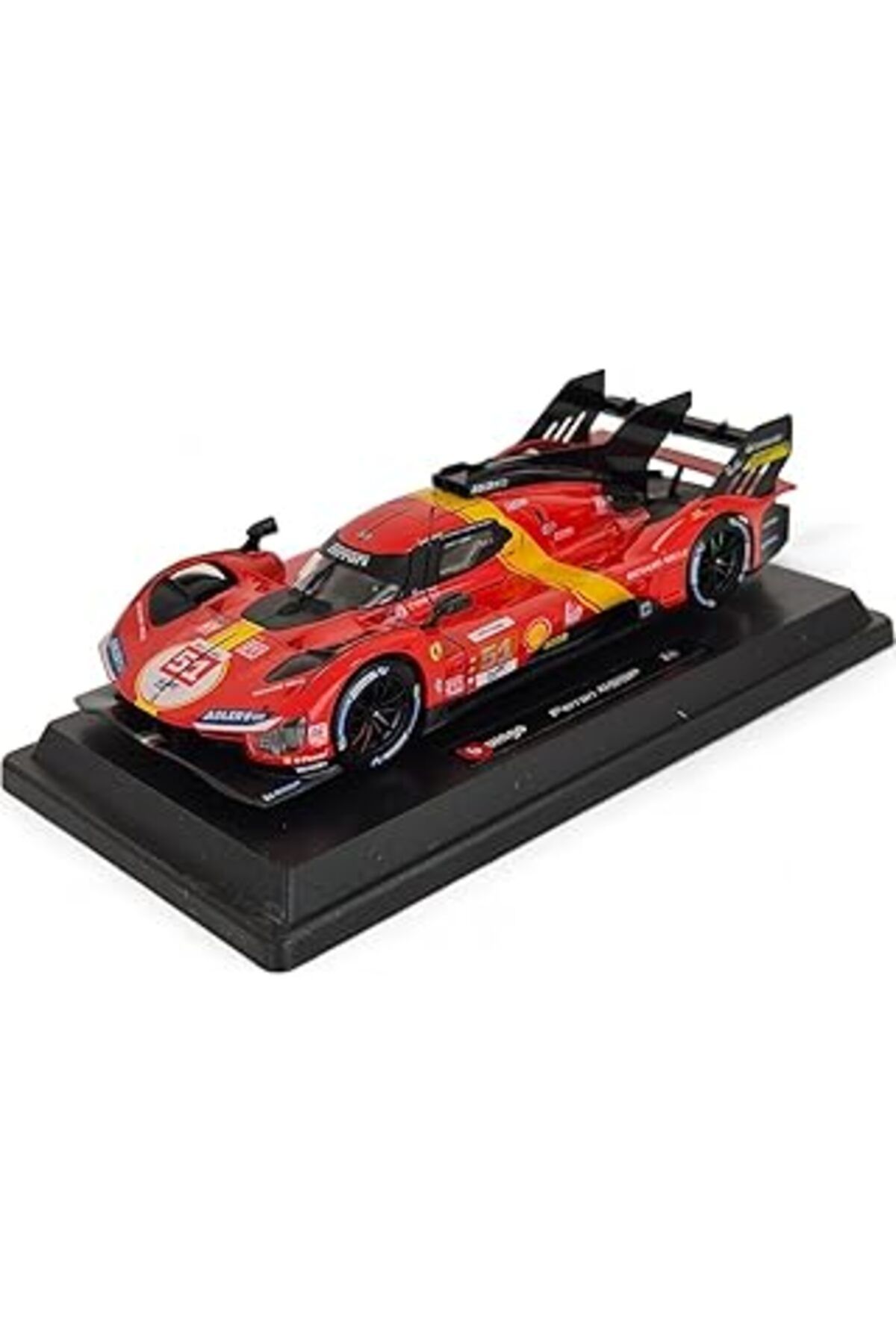 Mu Art Ahşap Ferrari 499P 24H Le Mans 1:24 Ölçekli Model Yarış Arabası
