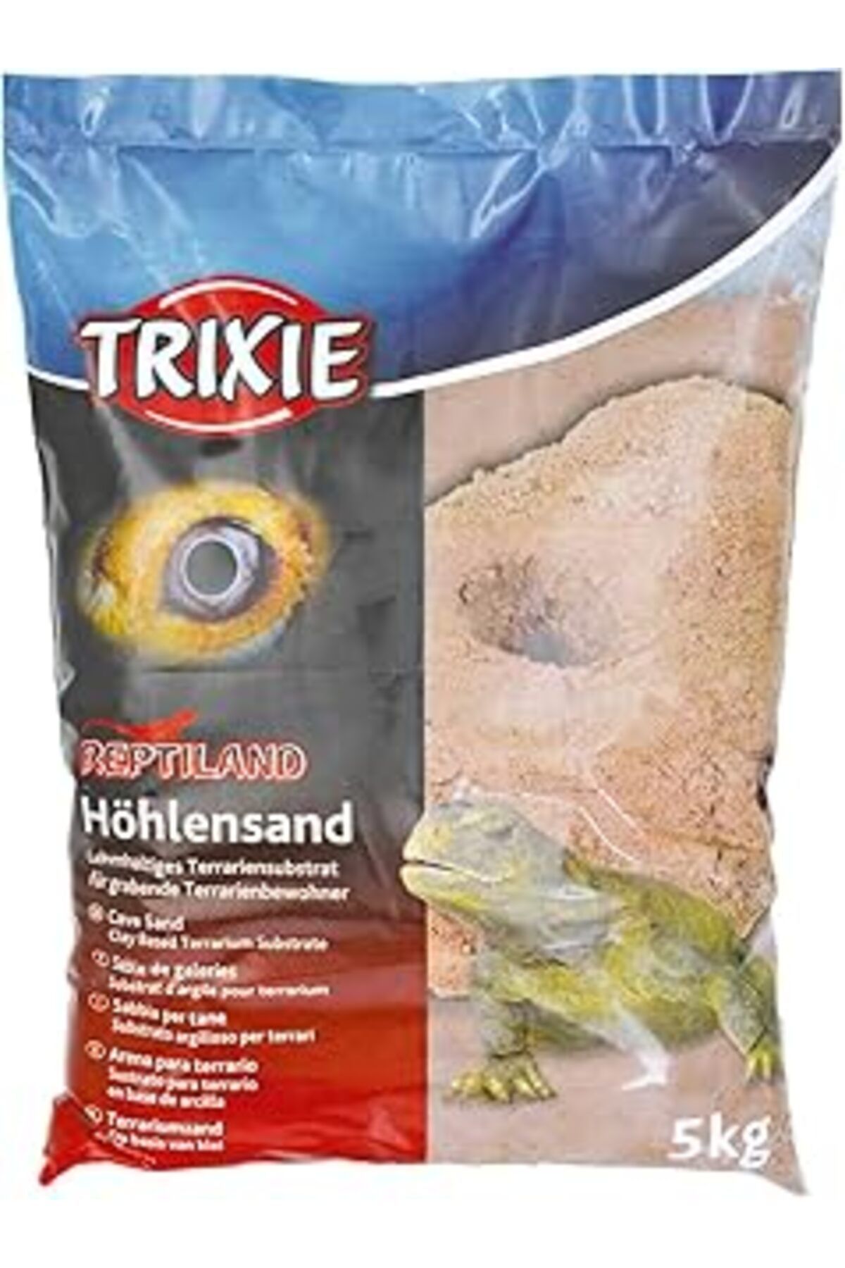 robotrend Trixie Sürüngen Teraryum İçin Mağara Kumu, 5Kg, Kızıl