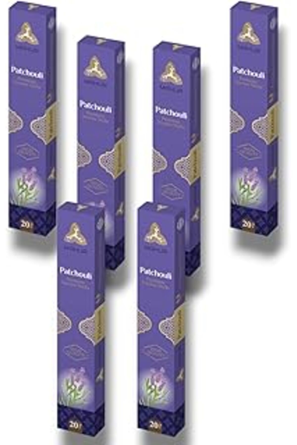 Pazarcan Mahur Paçuli Kokulu Premium Tütsü Çubukları, Çok Al, Az Öde, 6 Kutu - 120 Adet Tütsü
