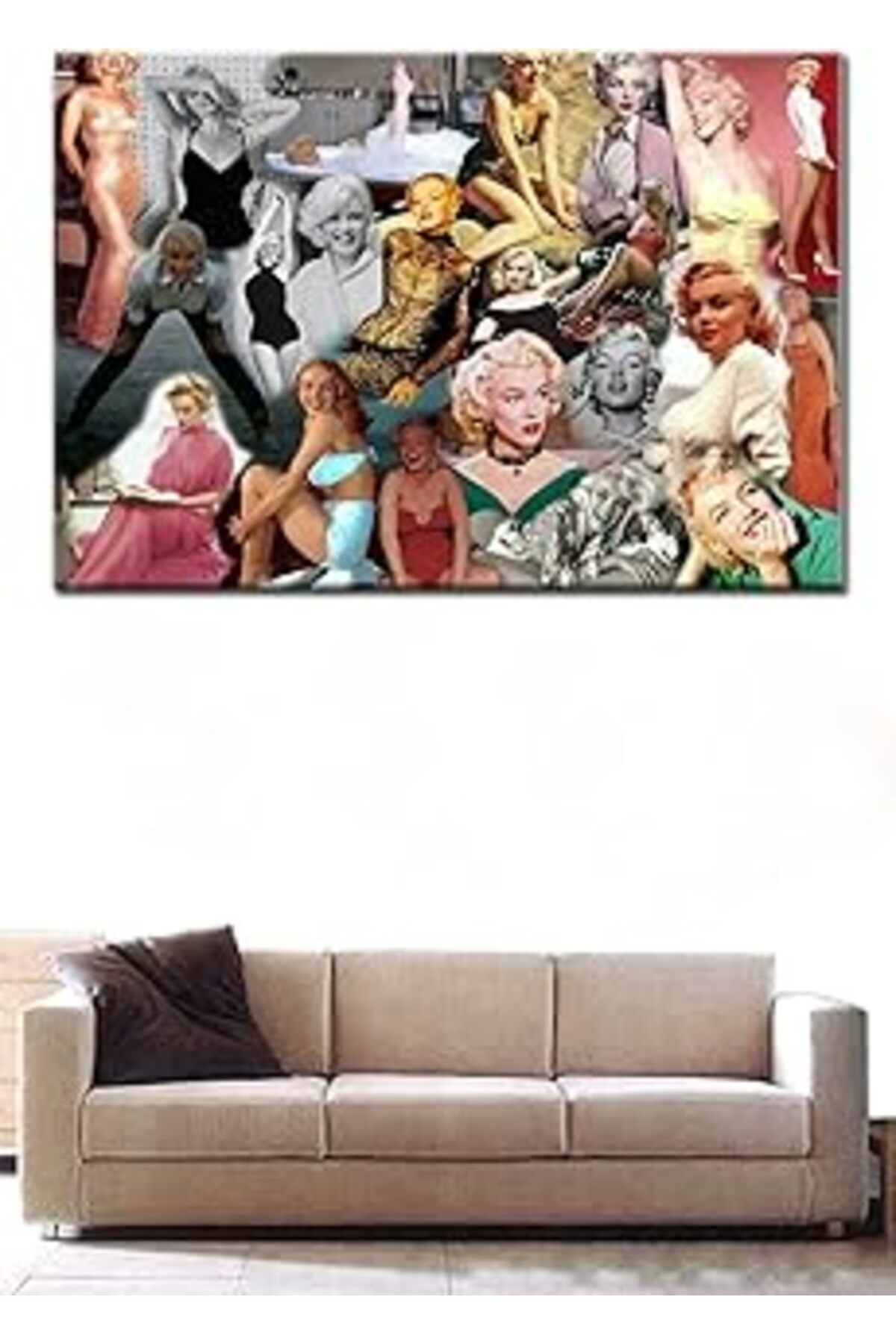 Pazarcan Talya Tablo Marilyn Monroe. Zengin Içerik Için Mağazamızı Ziyaret Ediniz.. 60X40 No-10409
