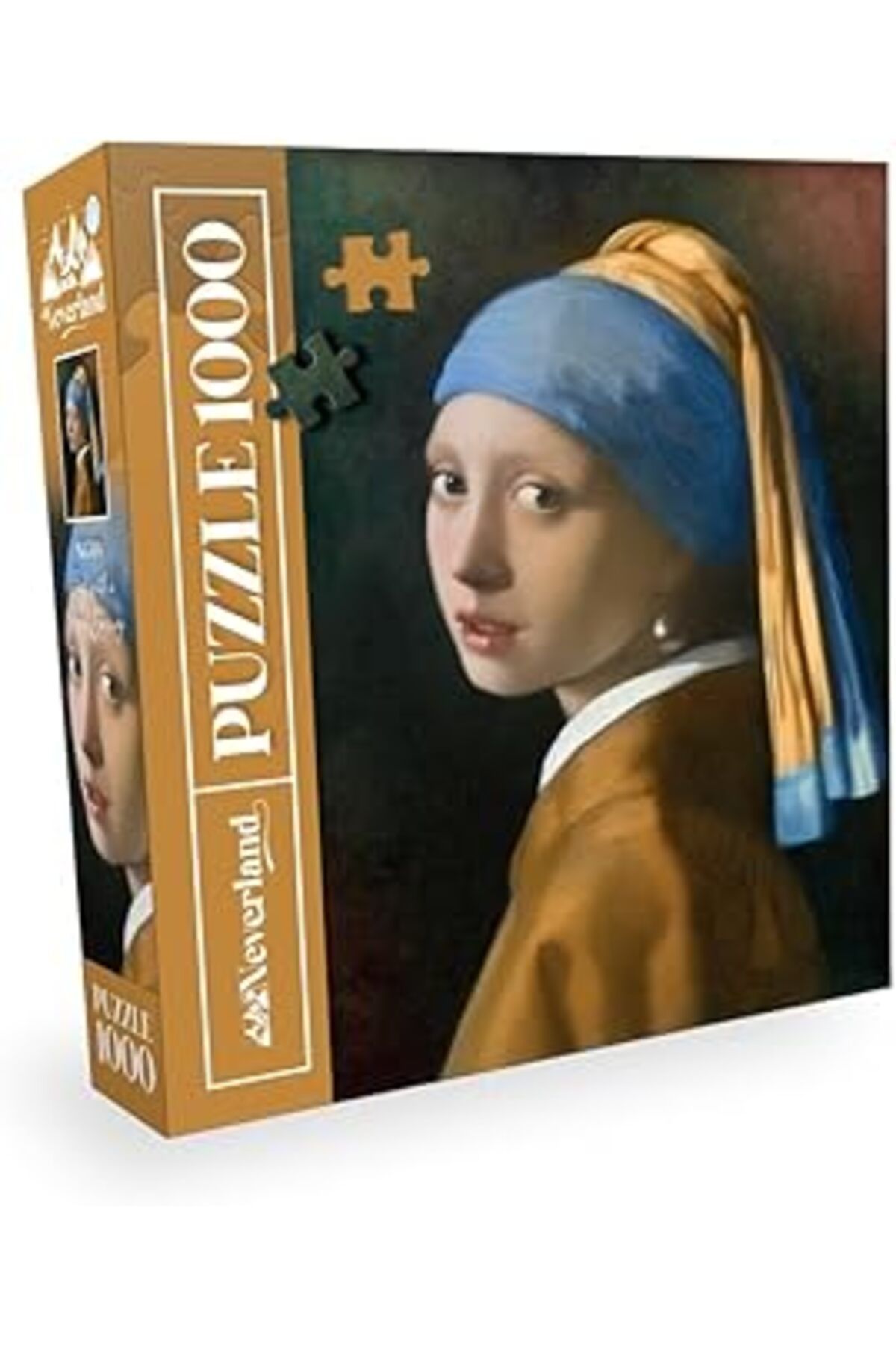 Pazarcan Neverland 1000 Parça Puzzle - Girl With A Pearl Earring (İnci Küpeli Kiz)