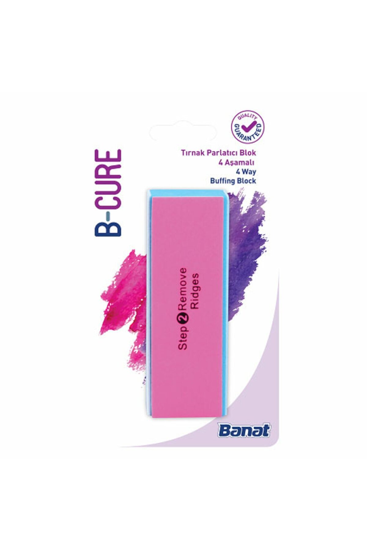 KUT FLY B-Cure Tırnak Parlatıcı Blok 4 Fonksiyonlu